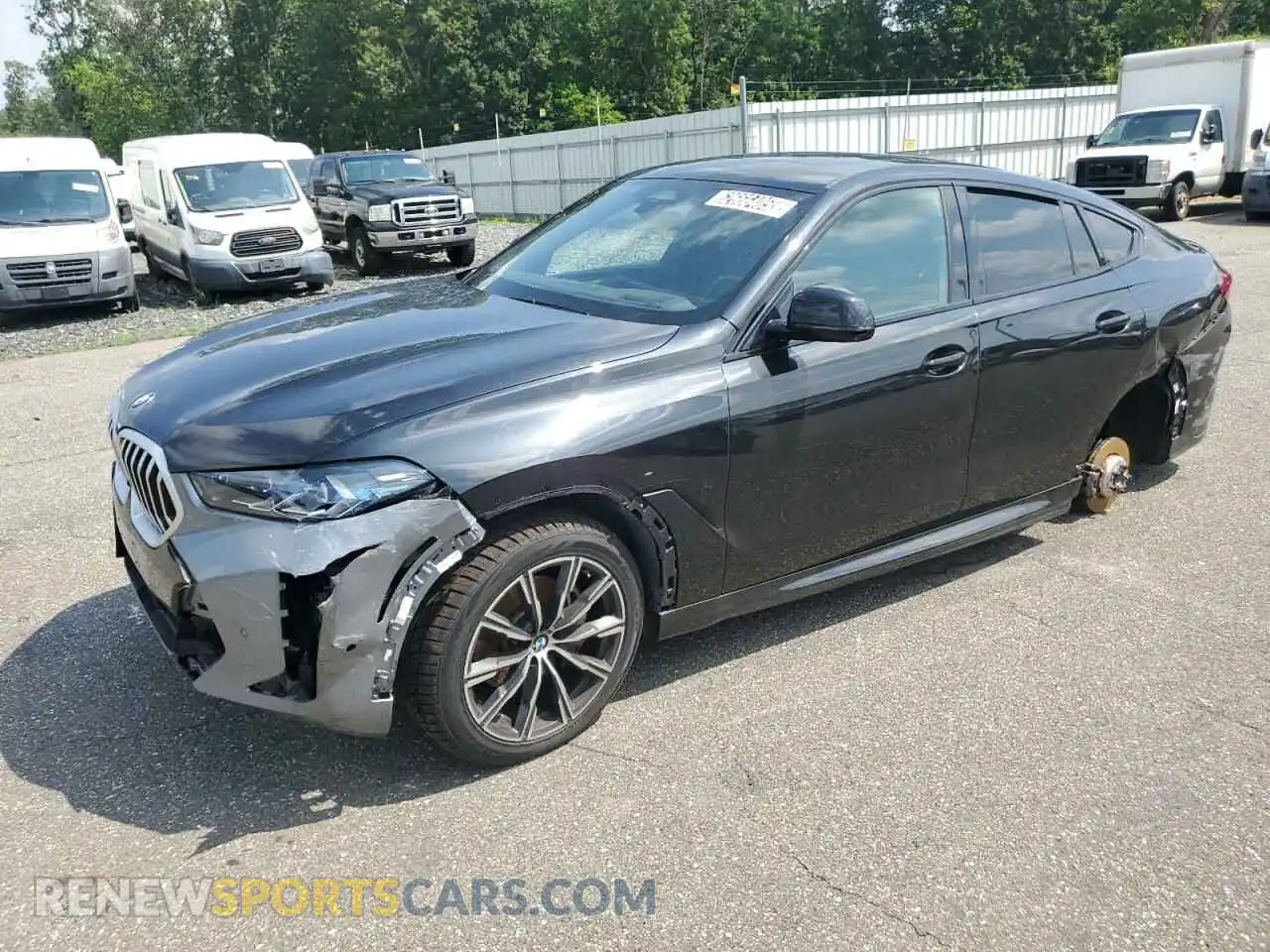 1 Photograph of a damaged car 5UX33EX03R9T65951 BMW X6 2024
