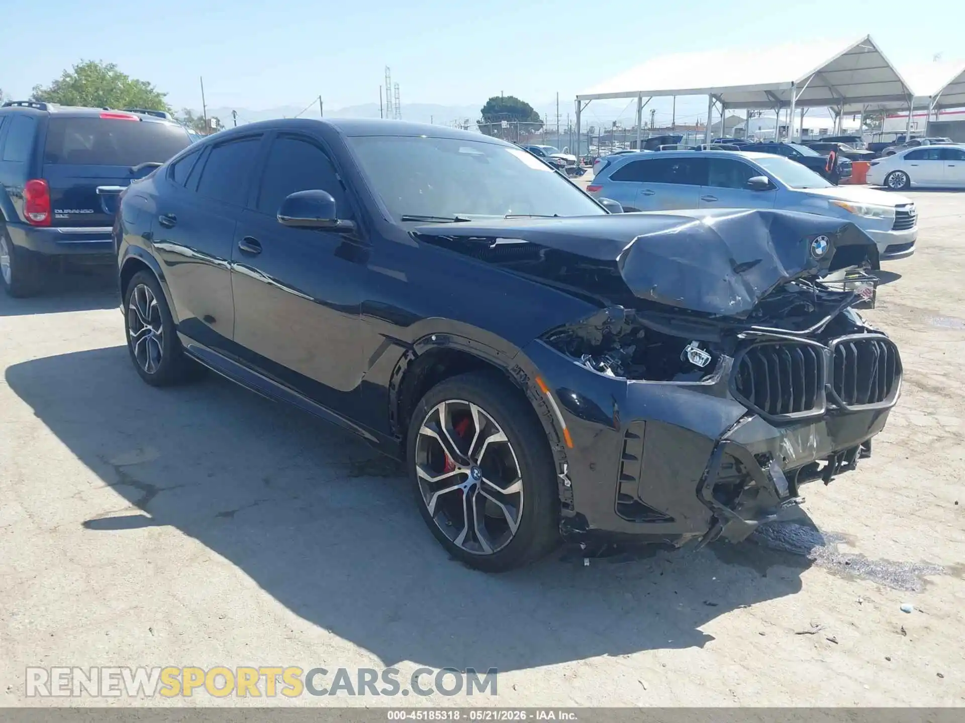 1 Photograph of a damaged car 5UX33EX03R9T76867 BMW X6 2024