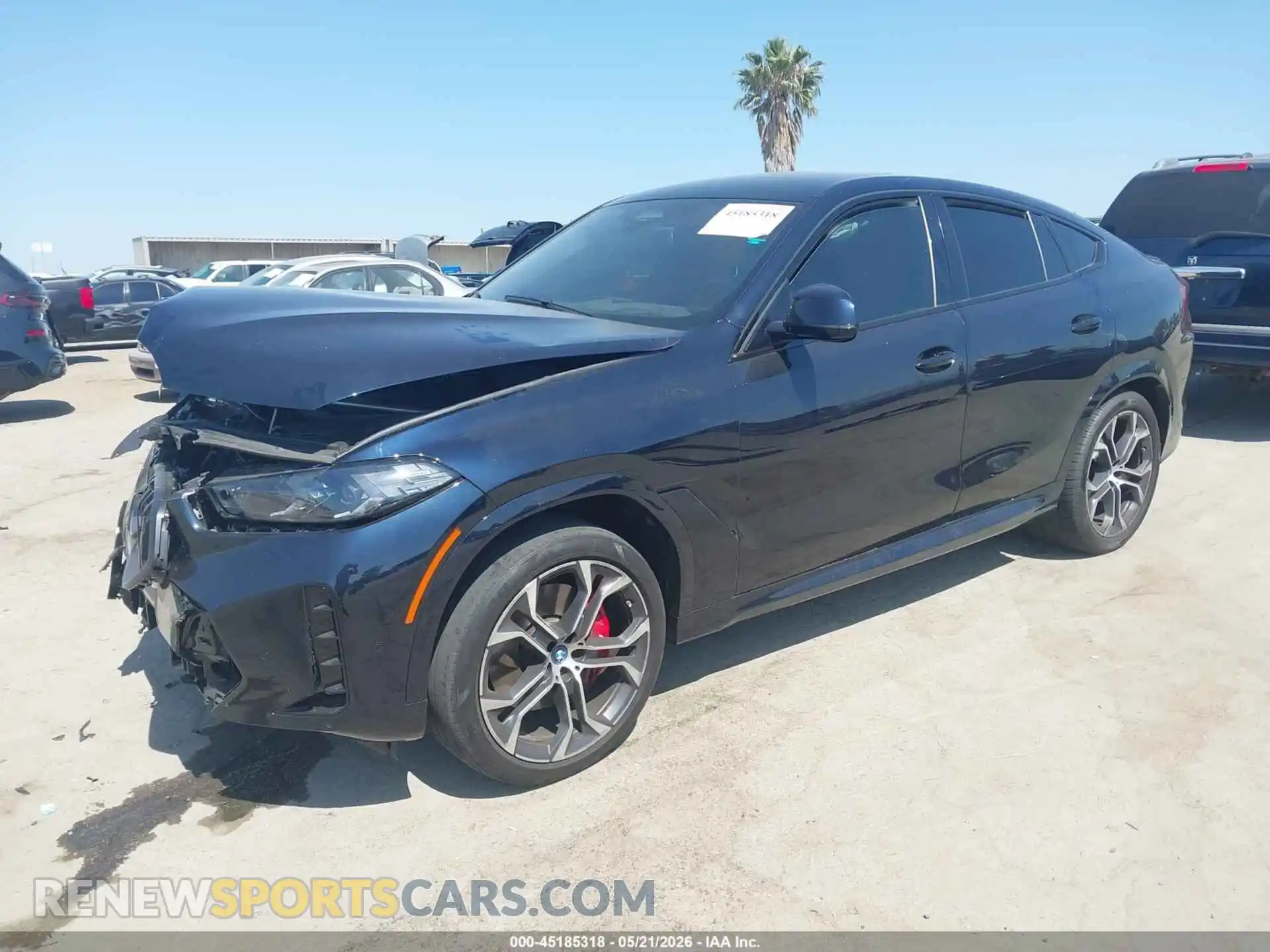 2 Photograph of a damaged car 5UX33EX03R9T76867 BMW X6 2024