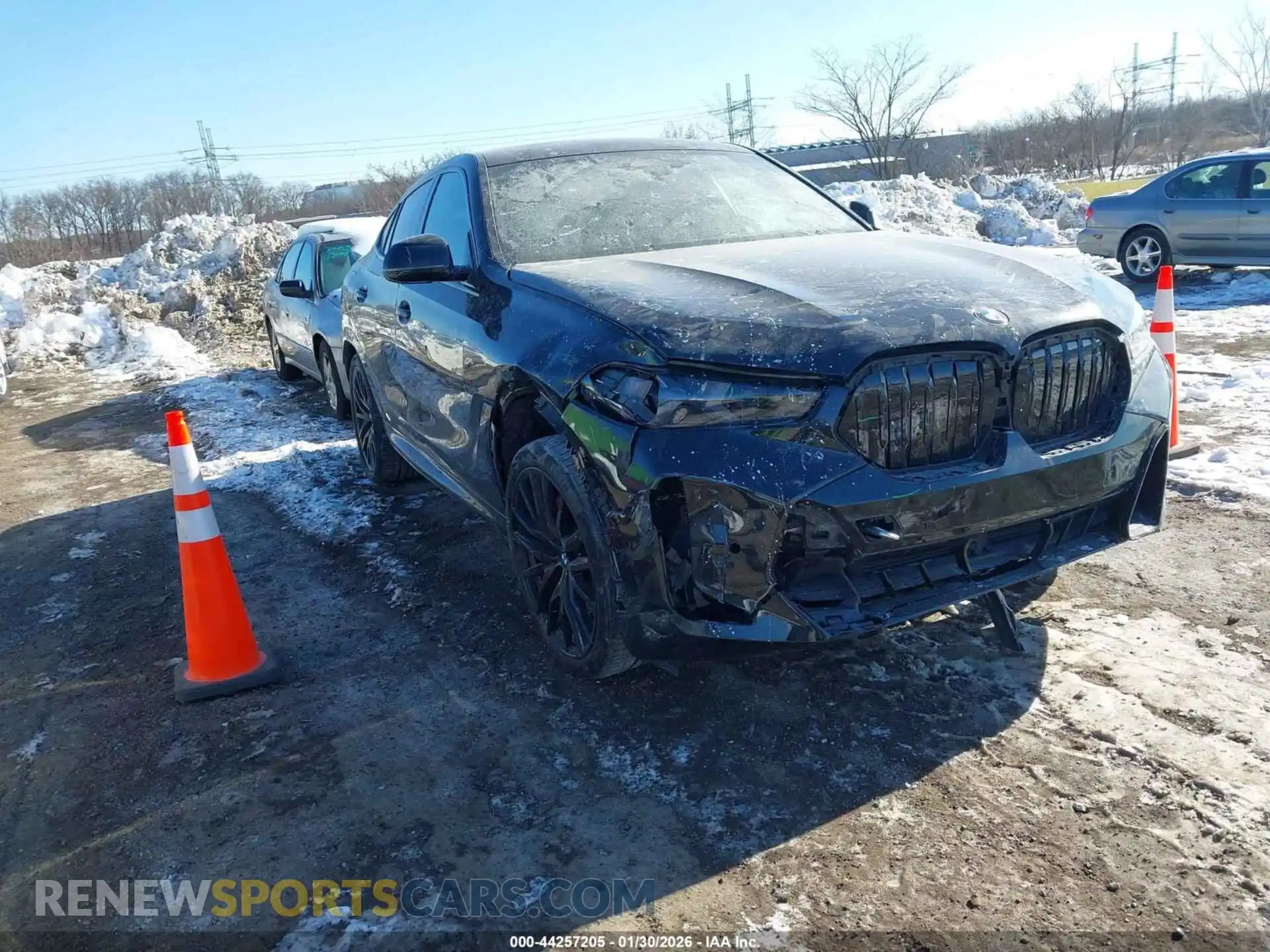 1 Photograph of a damaged car 5UX33EX05R9S35170 BMW X6 2024