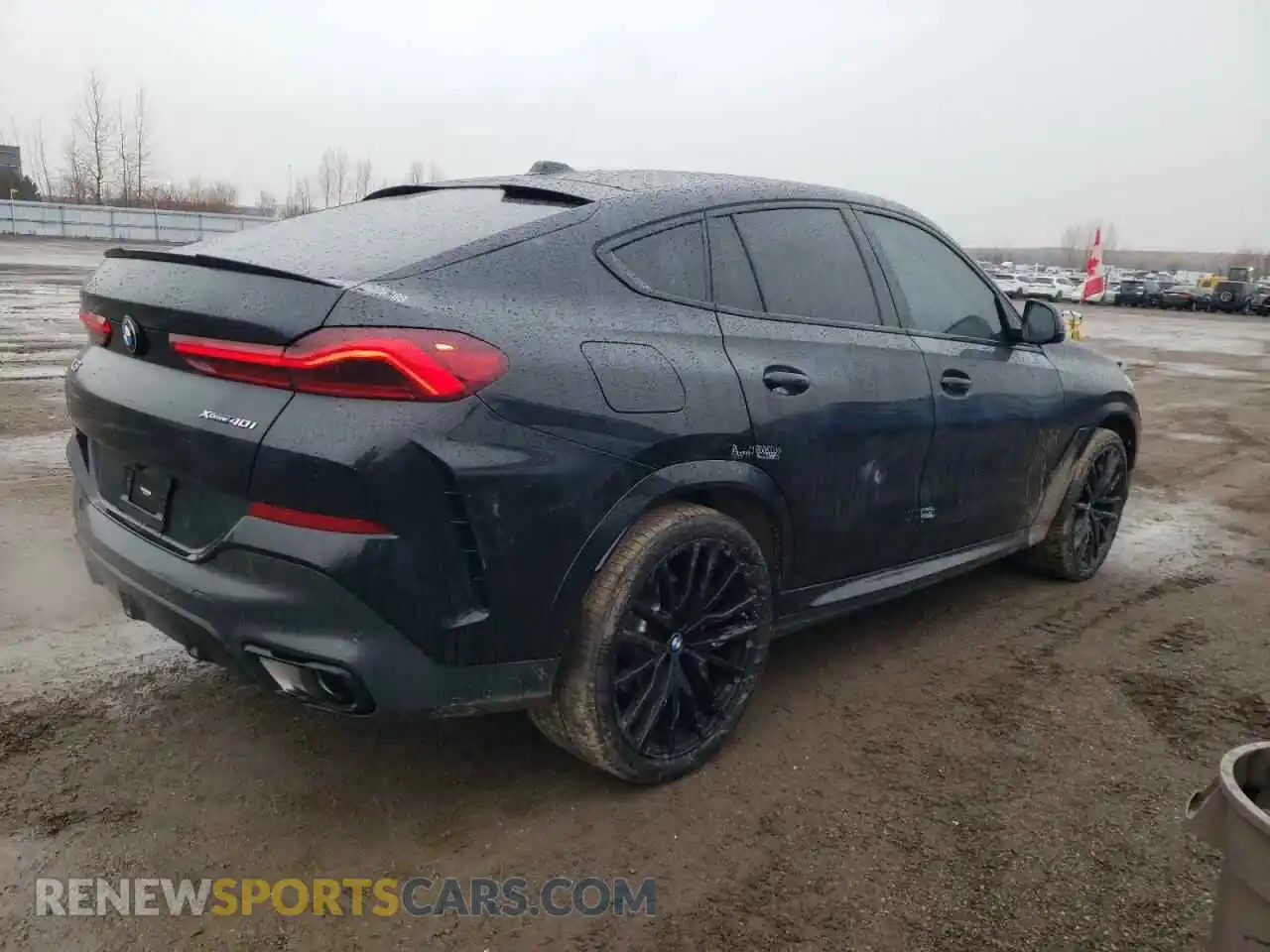 3 Photograph of a damaged car 5UX33EX05R9T18274 BMW X6 2024