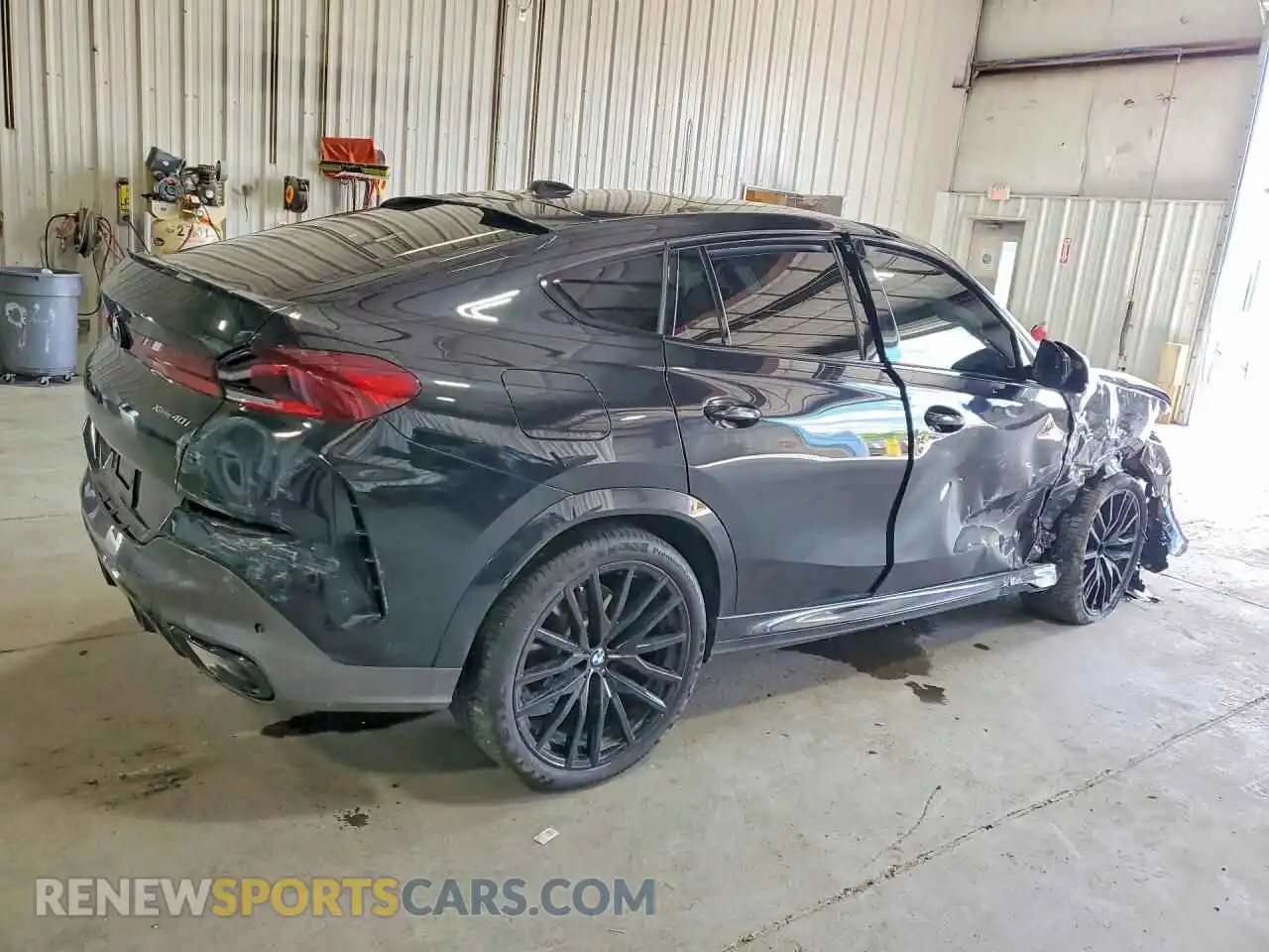 3 fotografías del automóvil dañado 5UX33EX05R9U96573 BMW X6 2024