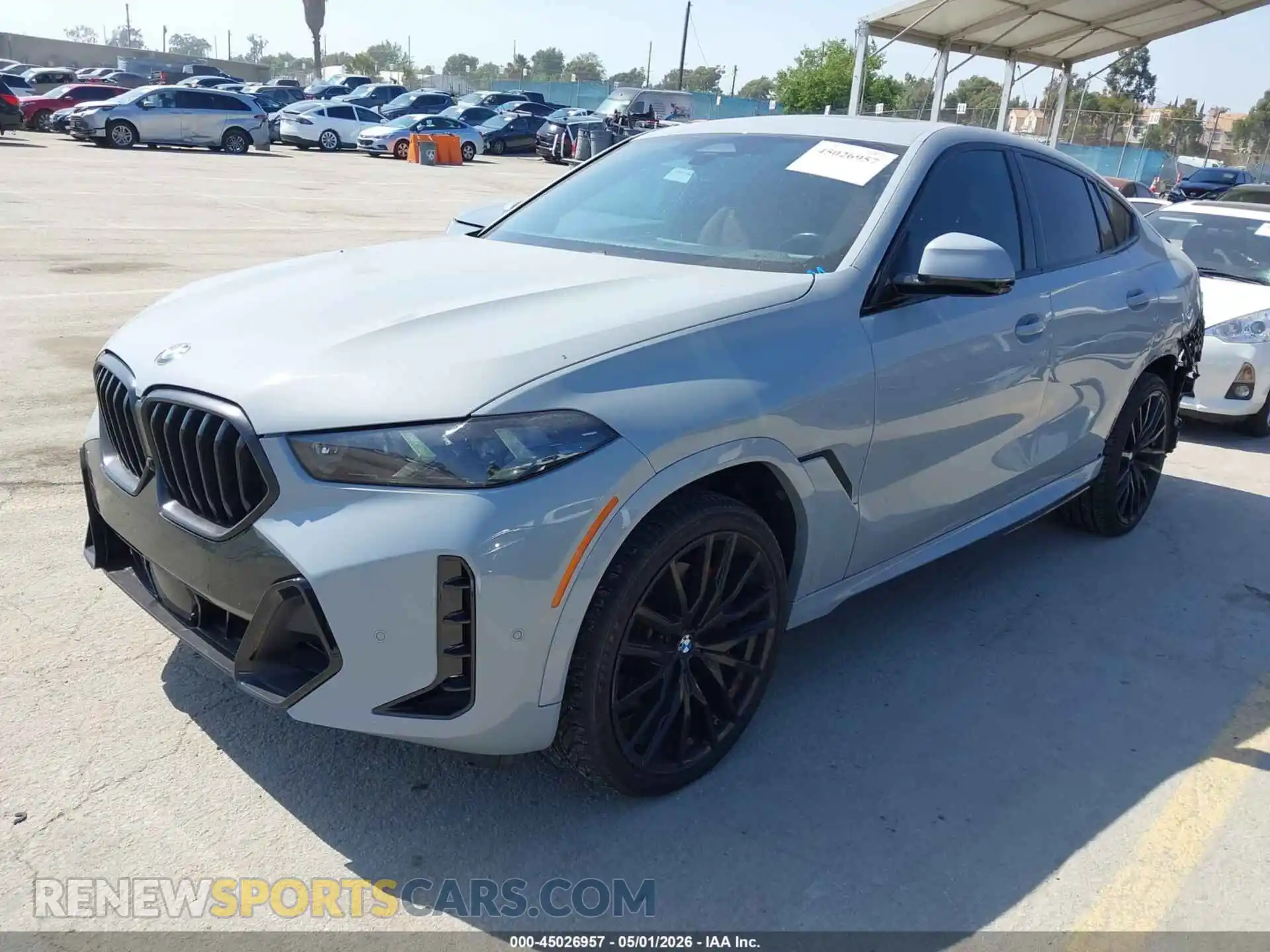 2 Photograph of a damaged car 5UX33EX07R9U05349 BMW X6 2024