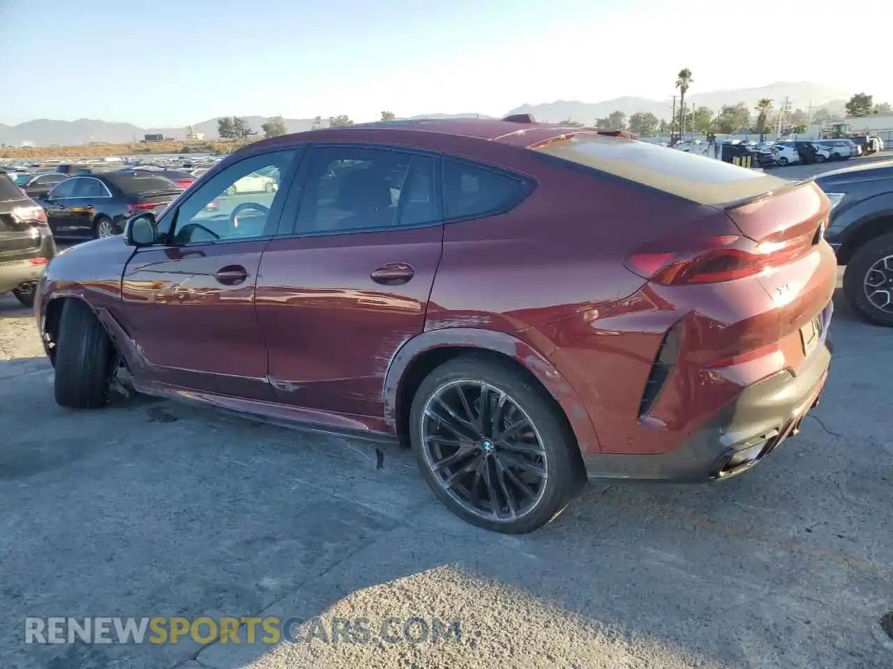 2 Photograph of a damaged car 5UX33EX07R9V41884 BMW X6 2024