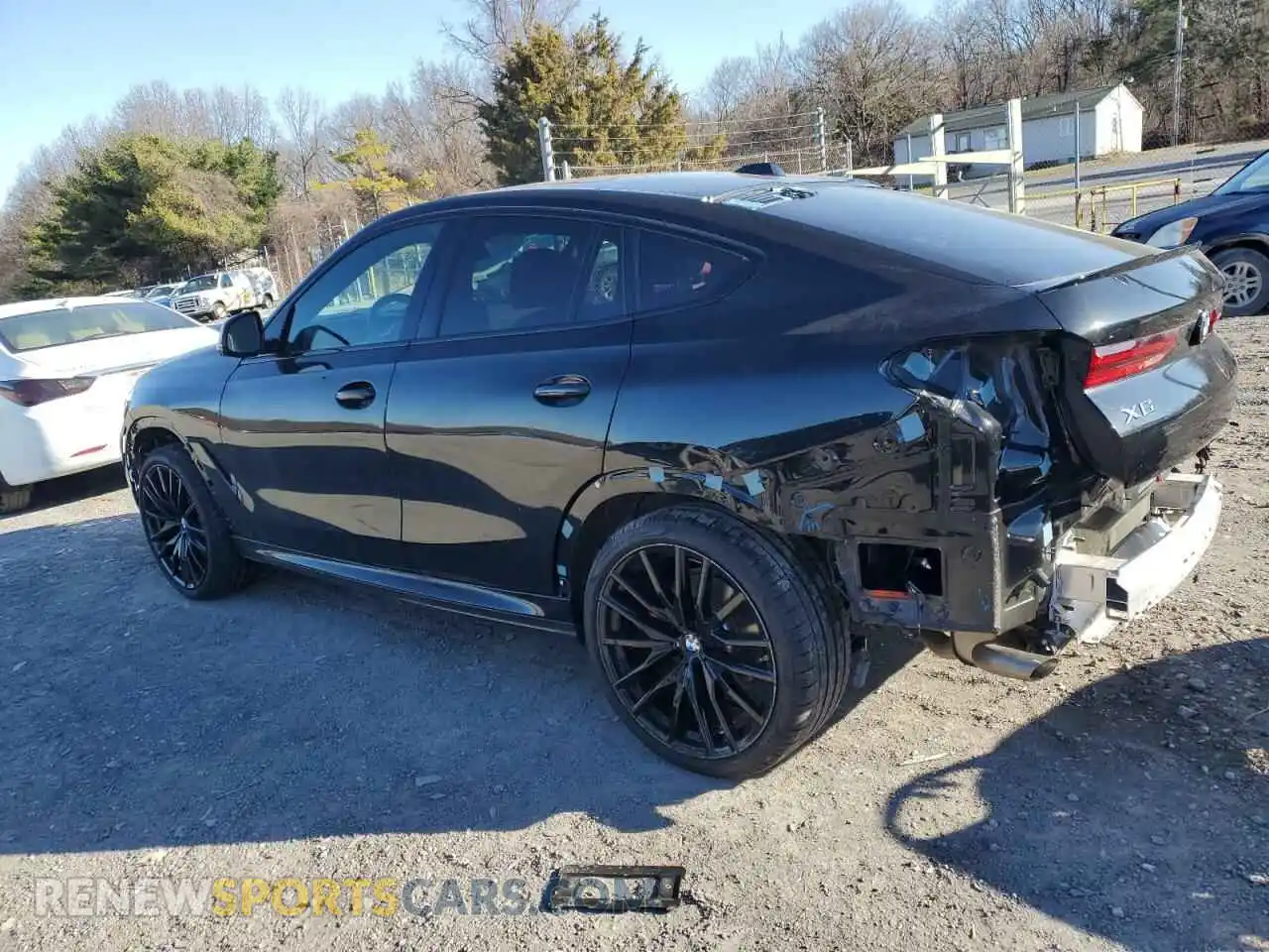 2 Photograph of a damaged car 5UX33EX0XR9U90218 BMW X6 2024