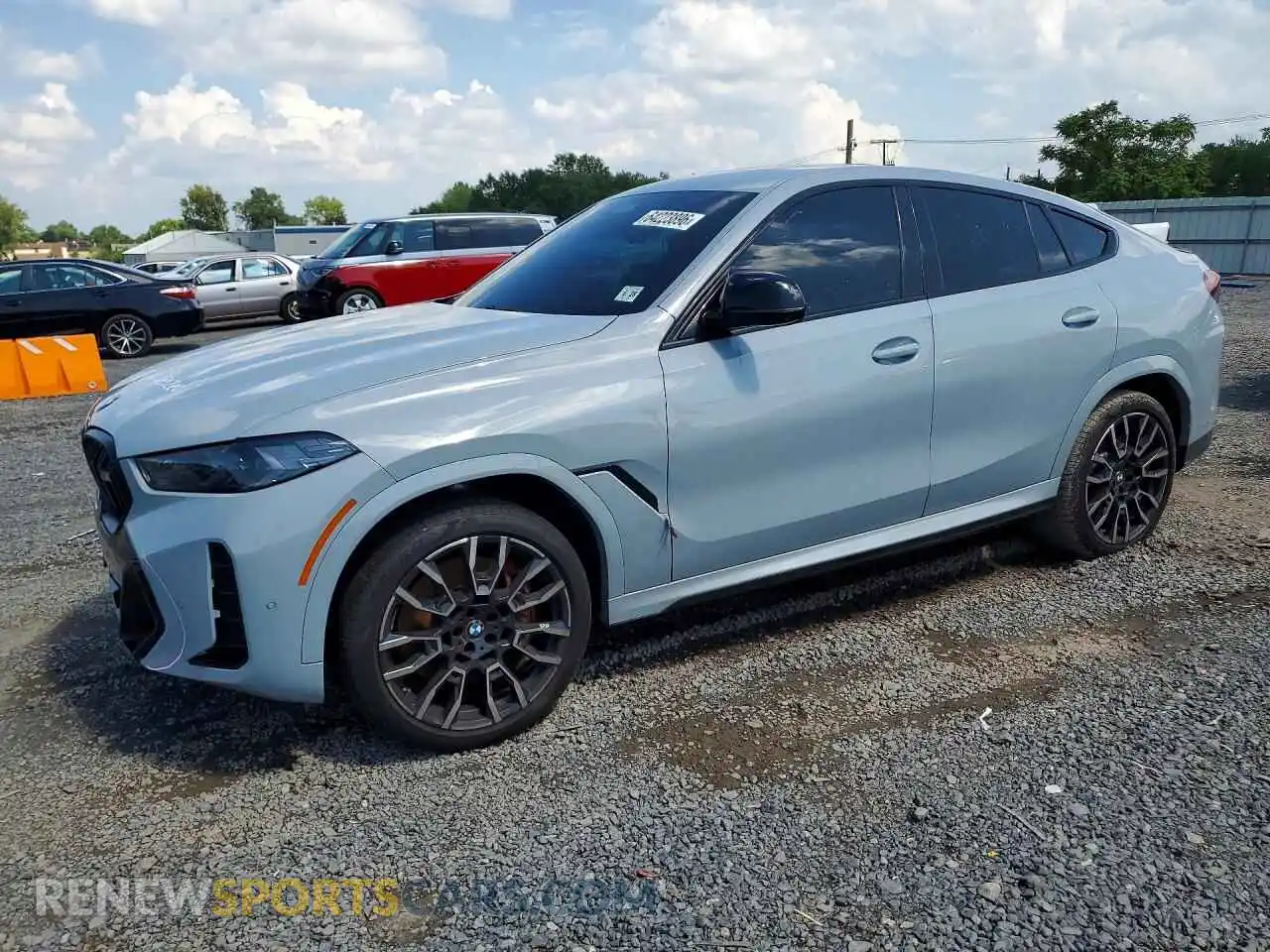 1 Photograph of a damaged car 5UX43EX04R9S83263 BMW X6 2024