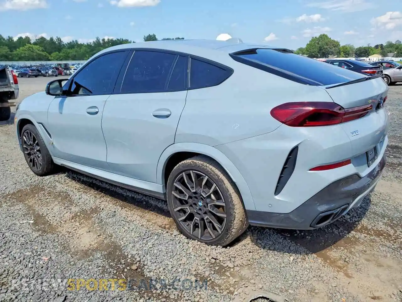 2 Photograph of a damaged car 5UX43EX04R9S83263 BMW X6 2024