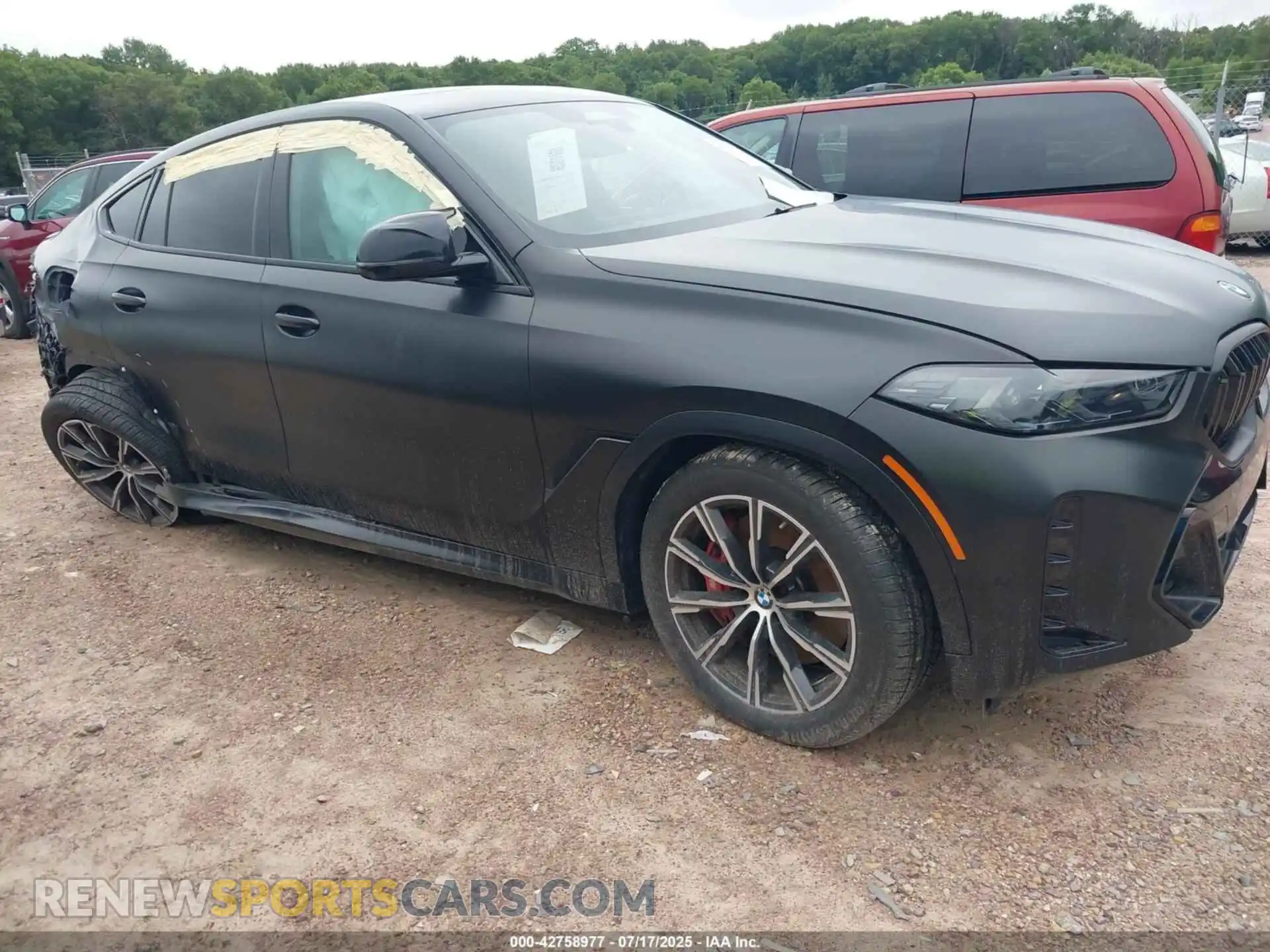 1 Photograph of a damaged car 5UX43EX04R9T65932 BMW X6 2024