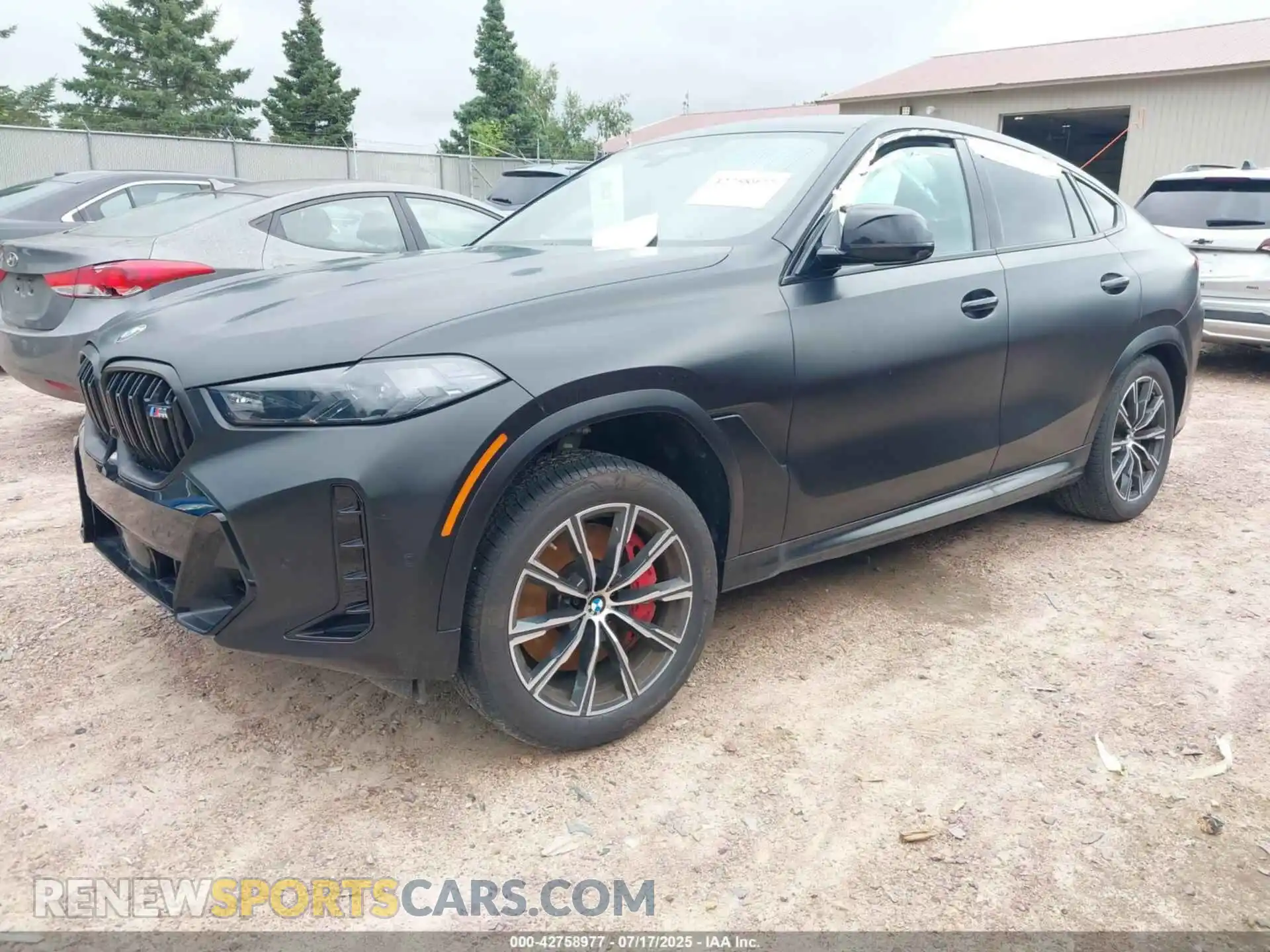 2 Photograph of a damaged car 5UX43EX04R9T65932 BMW X6 2024