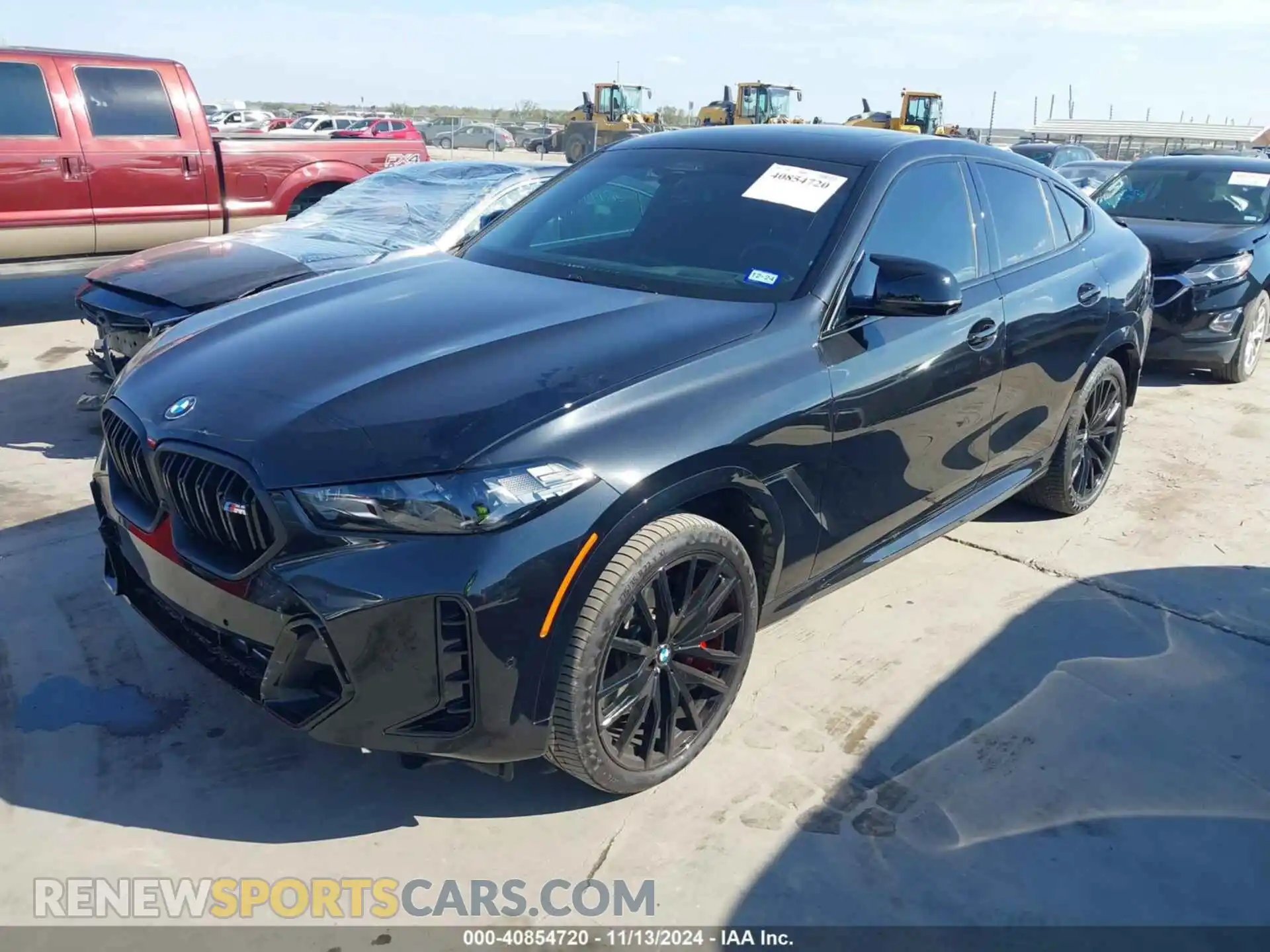 2 Photograph of a damaged car 5UX43EX05R9U48088 BMW X6 2024