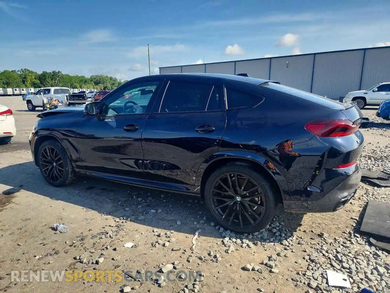 2 Photograph of a damaged car 5UX43EX06R9U78703 BMW X6 2024