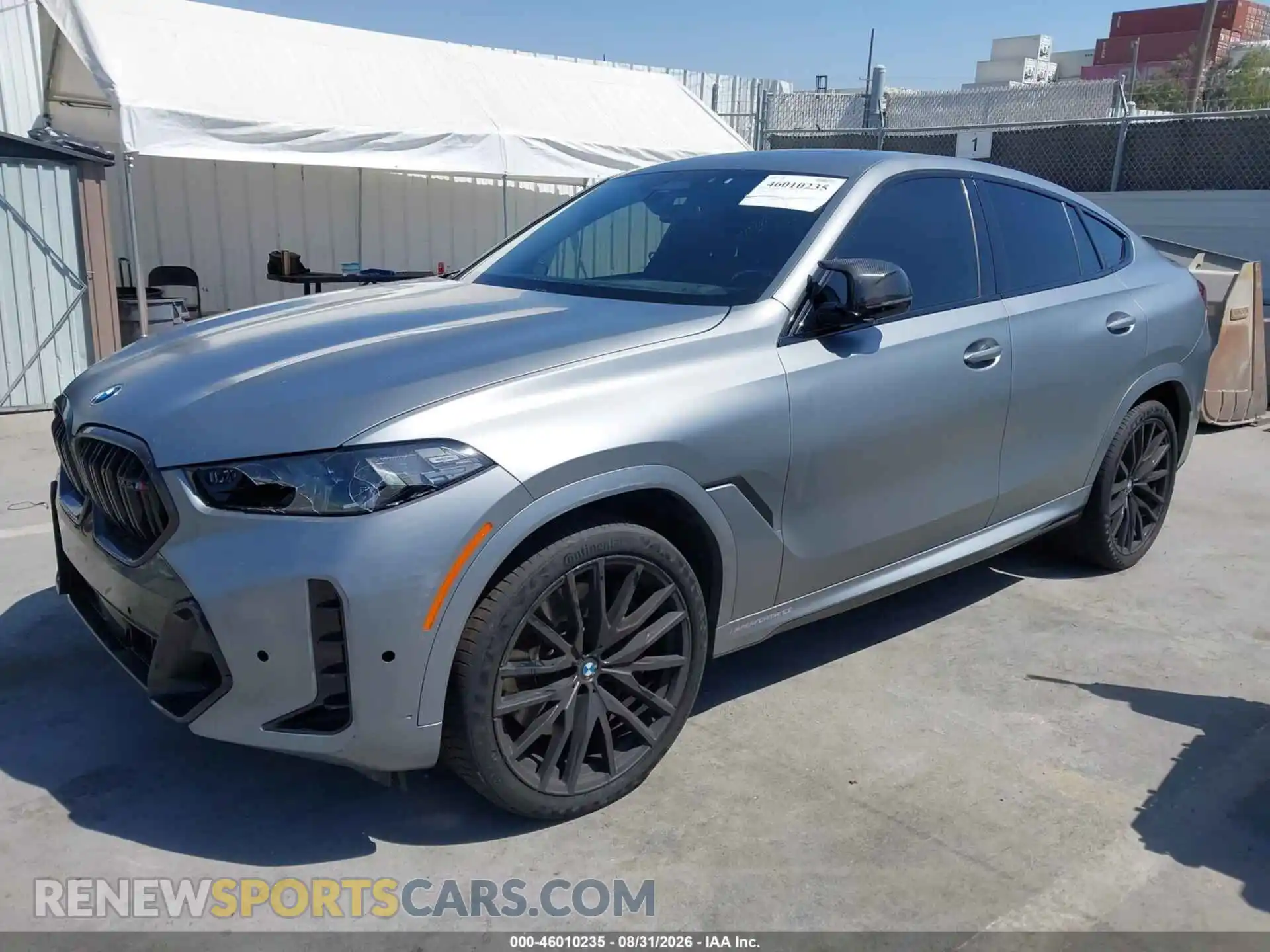 2 fotografías del automóvil dañado 5UX43EX0XR9T95324 BMW X6 2024