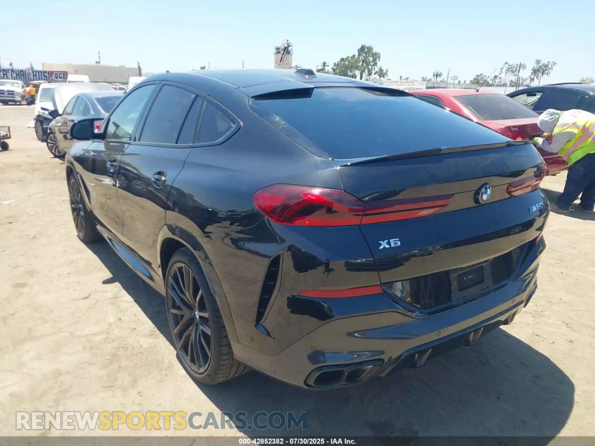 3 fotografías del automóvil dañado 5UX43EX0XR9U71964 BMW X6 2024