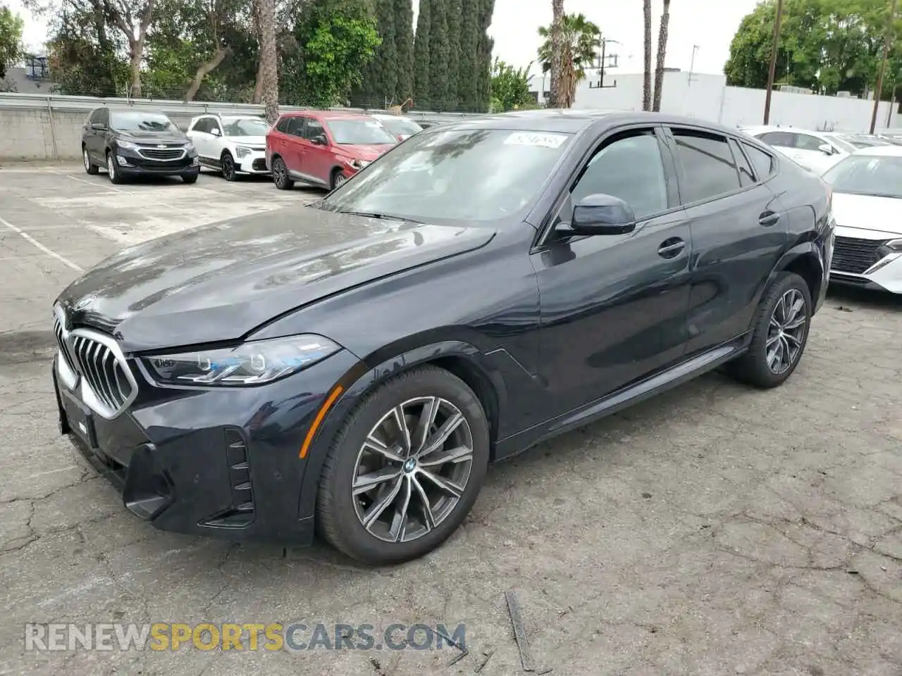 1 Photograph of a damaged car 5UX33EX00S9W74119 BMW X6 2025
