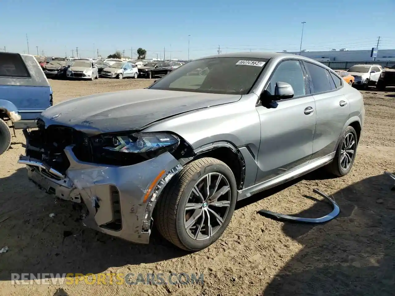 1 Photograph of a damaged car 5UX33EX01S9X36093 BMW X6 2025