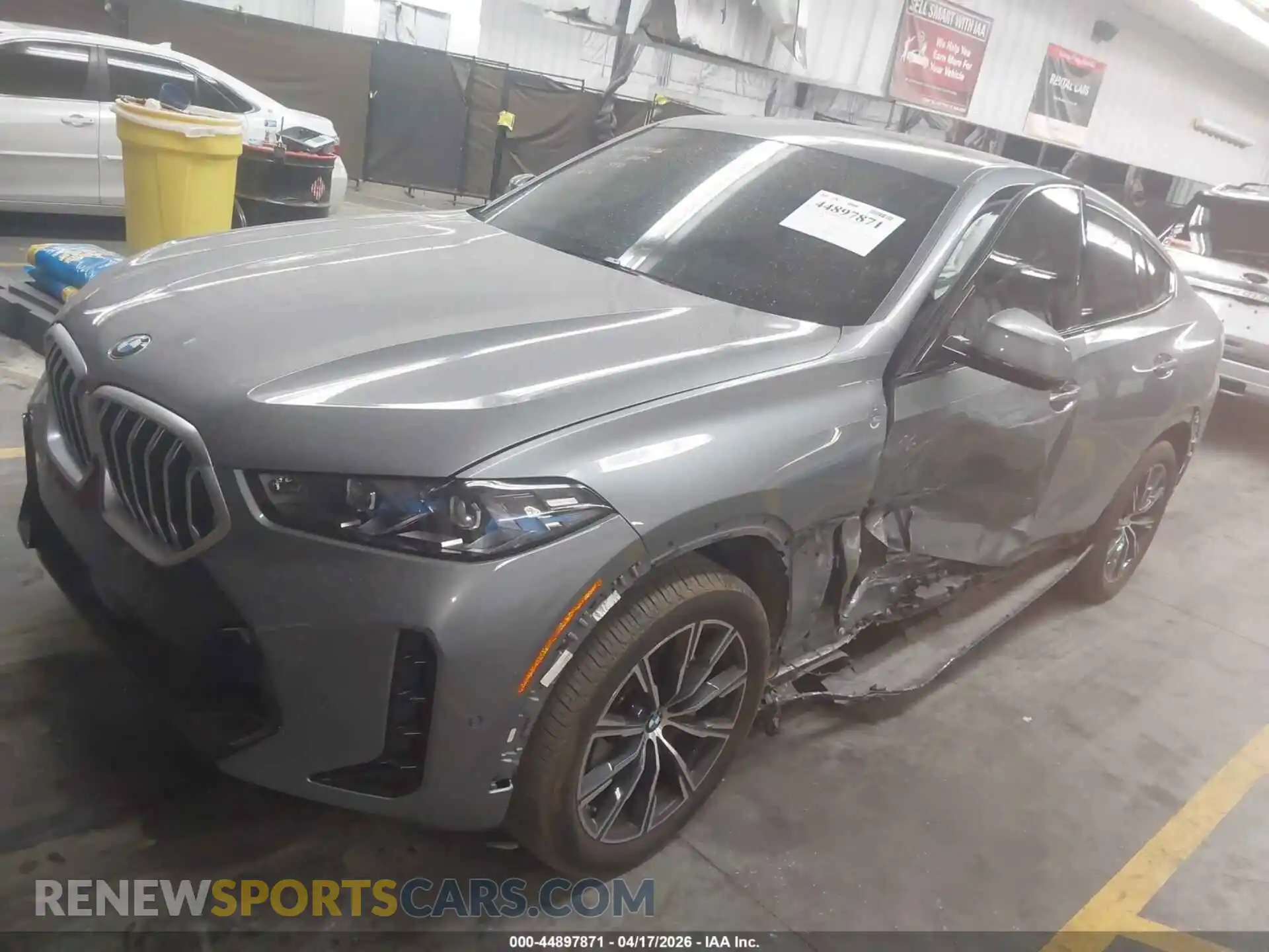2 fotografías del automóvil dañado 5UX33EX04S9Z02218 BMW X6 2025