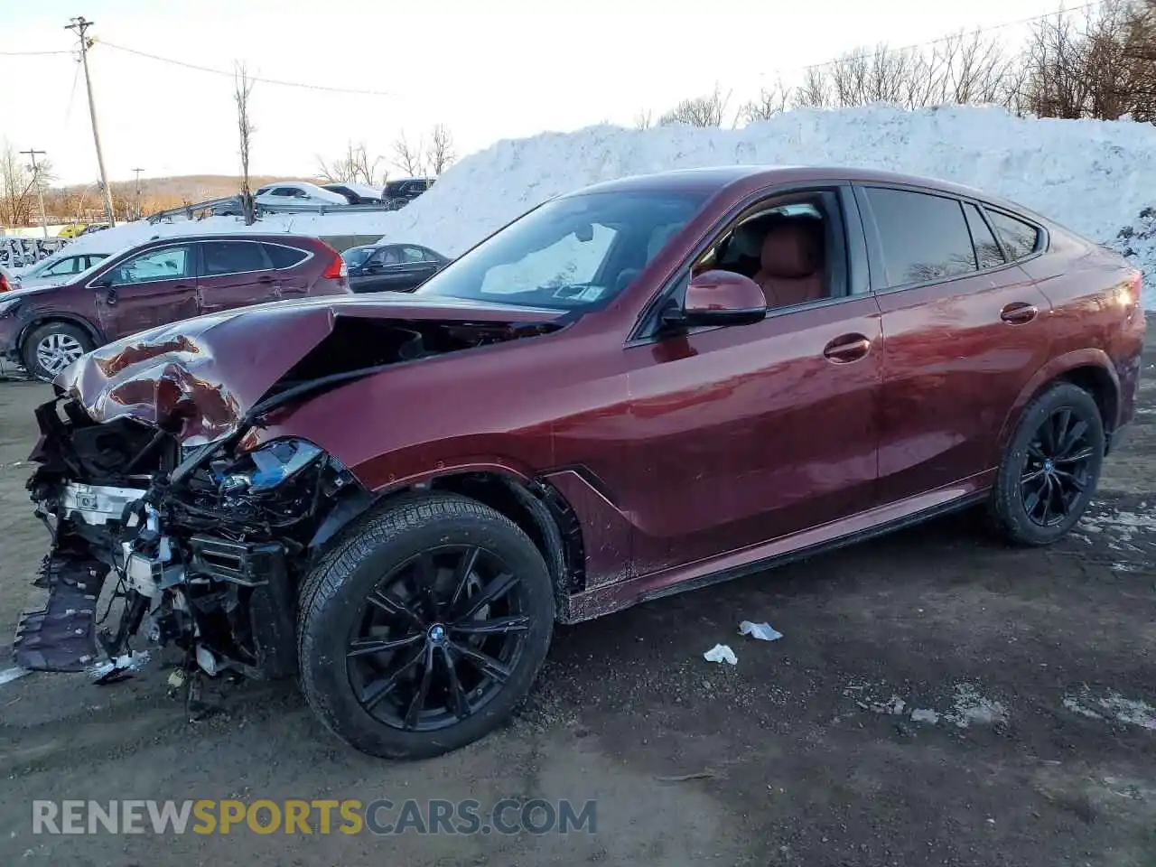 1 Фотография поврежденного автомобиля 5UX33EX0XS9X65611 BMW X6 2025