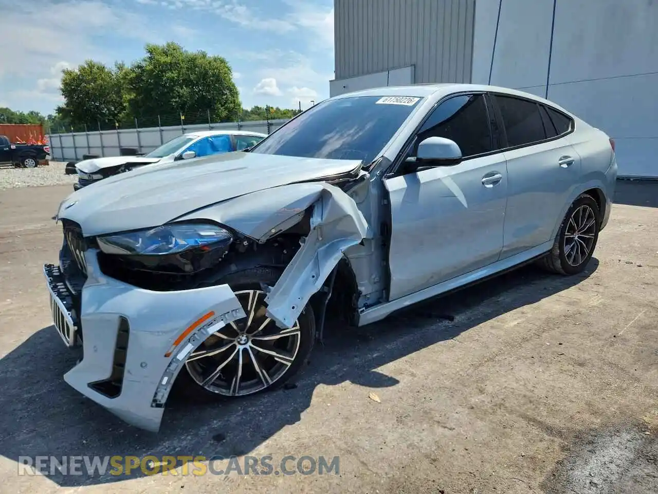 1 Photograph of a damaged car 5UX33EX0XS9X67133 BMW X6 2025