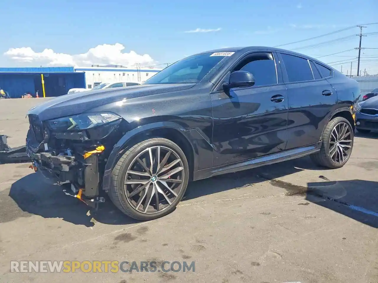 1 Photograph of a damaged car 5UX33EX0XS9X93280 BMW X6 2025