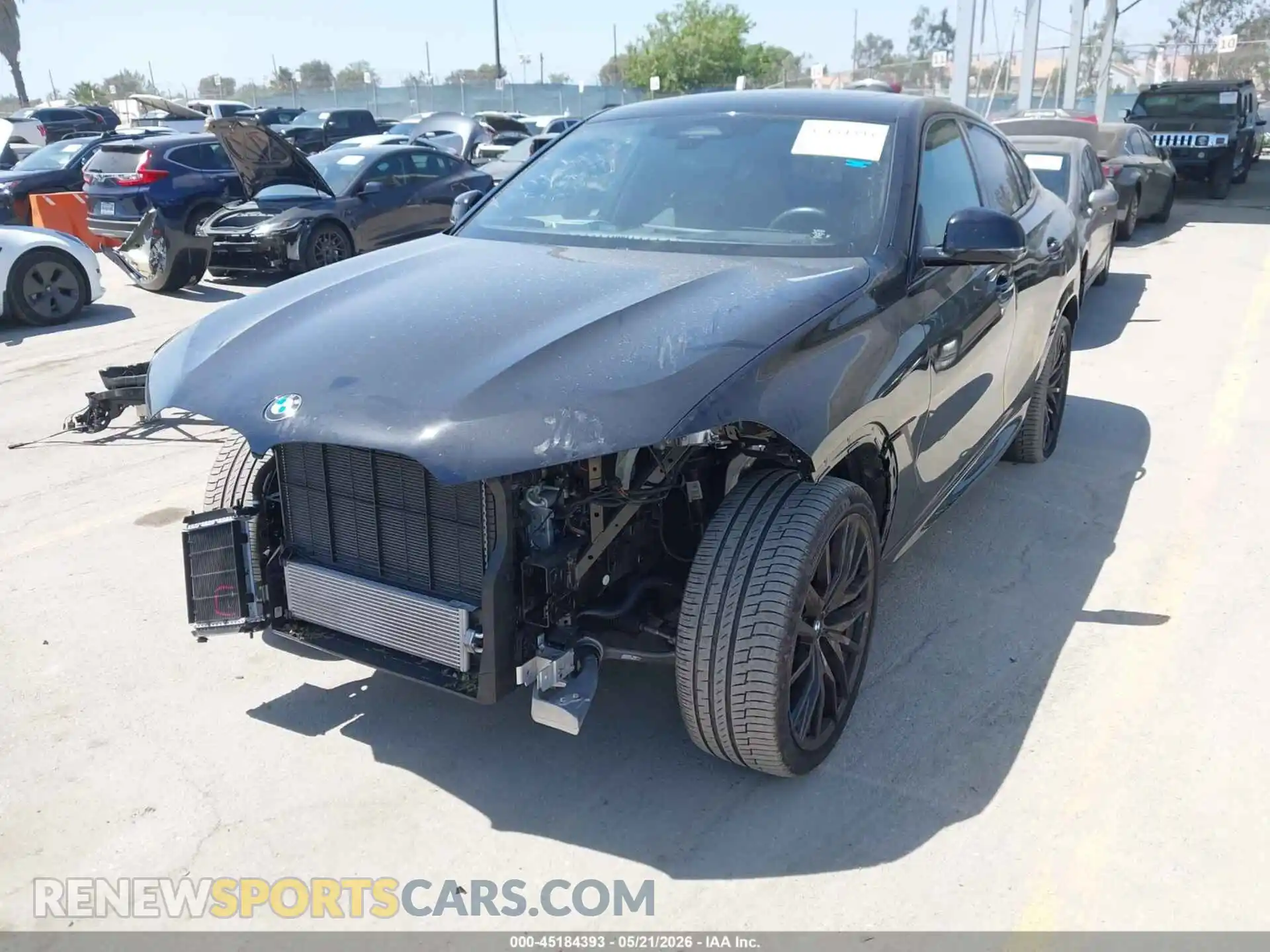 2 fotografías del automóvil dañado 5UX33EX0XS9Z71284 BMW X6 2025