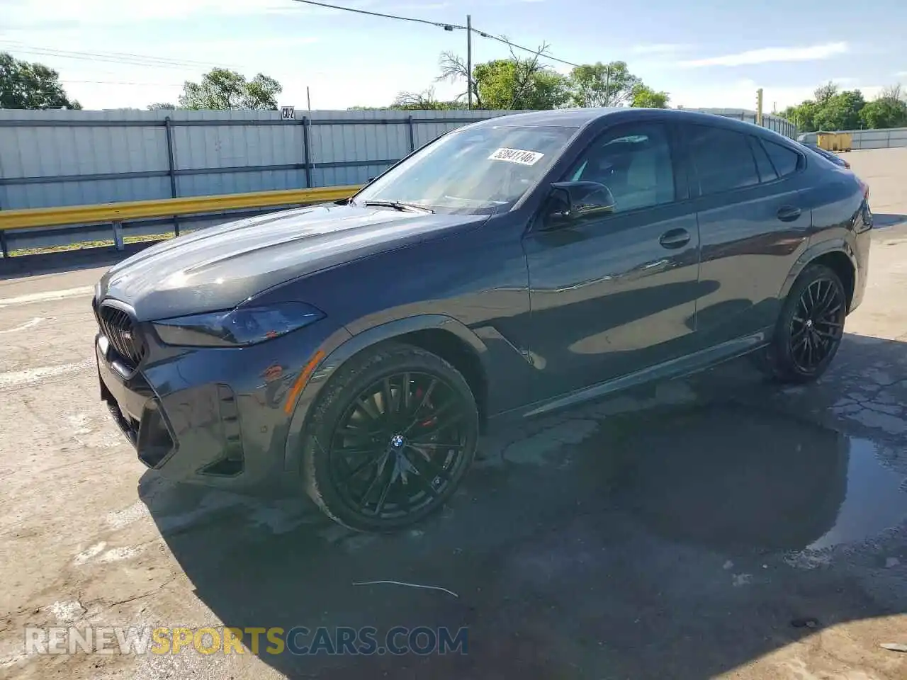 1 Photograph of a damaged car 5UX43EX00S9Y28834 BMW X6 2025