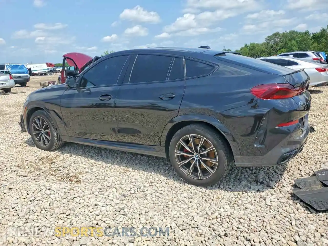 2 Фотография поврежденного автомобиля 5UX43EX00S9Y35721 BMW X6 2025