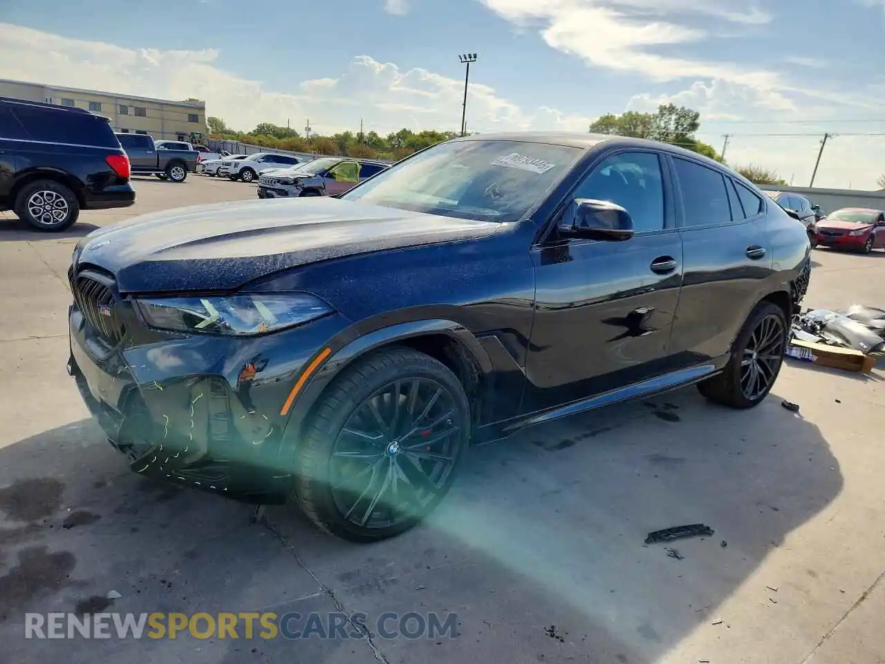 1 Photograph of a damaged car 5UX43EX06S9Z25939 BMW X6 2025