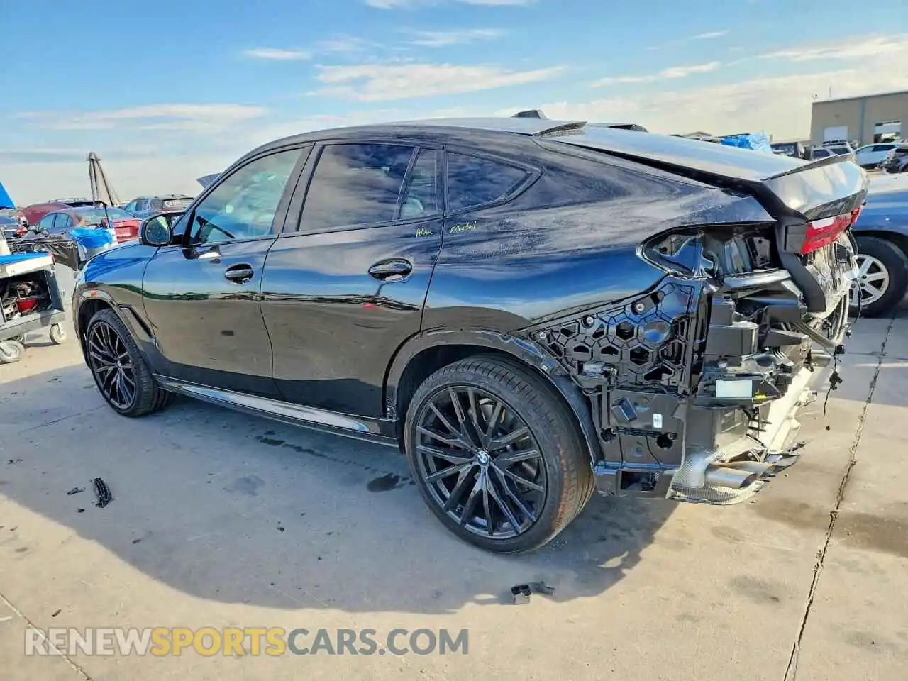 2 Photograph of a damaged car 5UX43EX06S9Z25939 BMW X6 2025