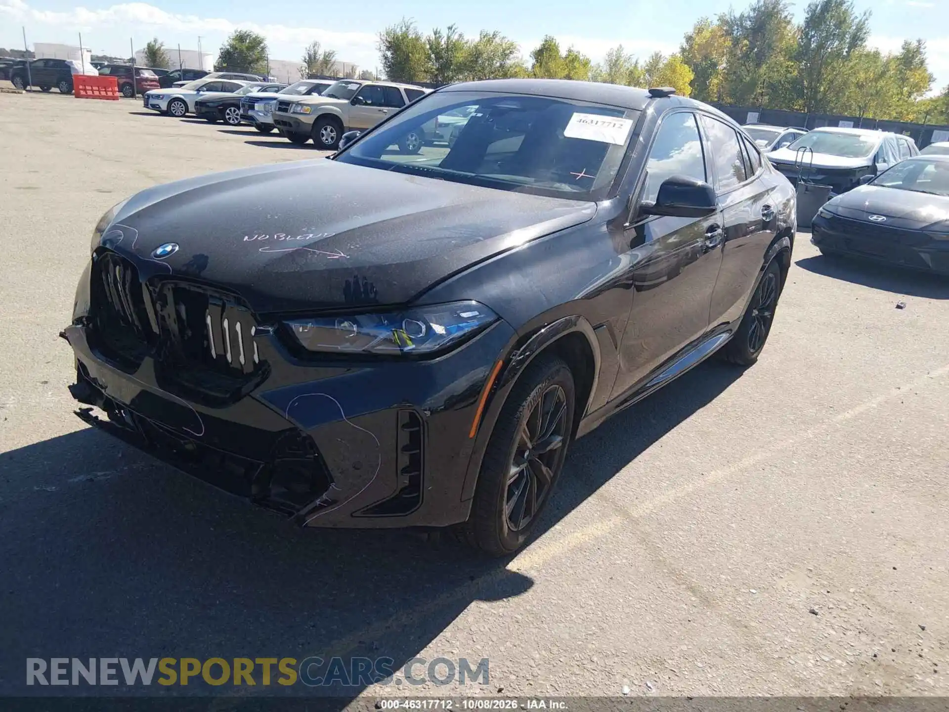 2 Фотография поврежденного автомобиля 5UX33EX00T9217778 BMW X6 2026