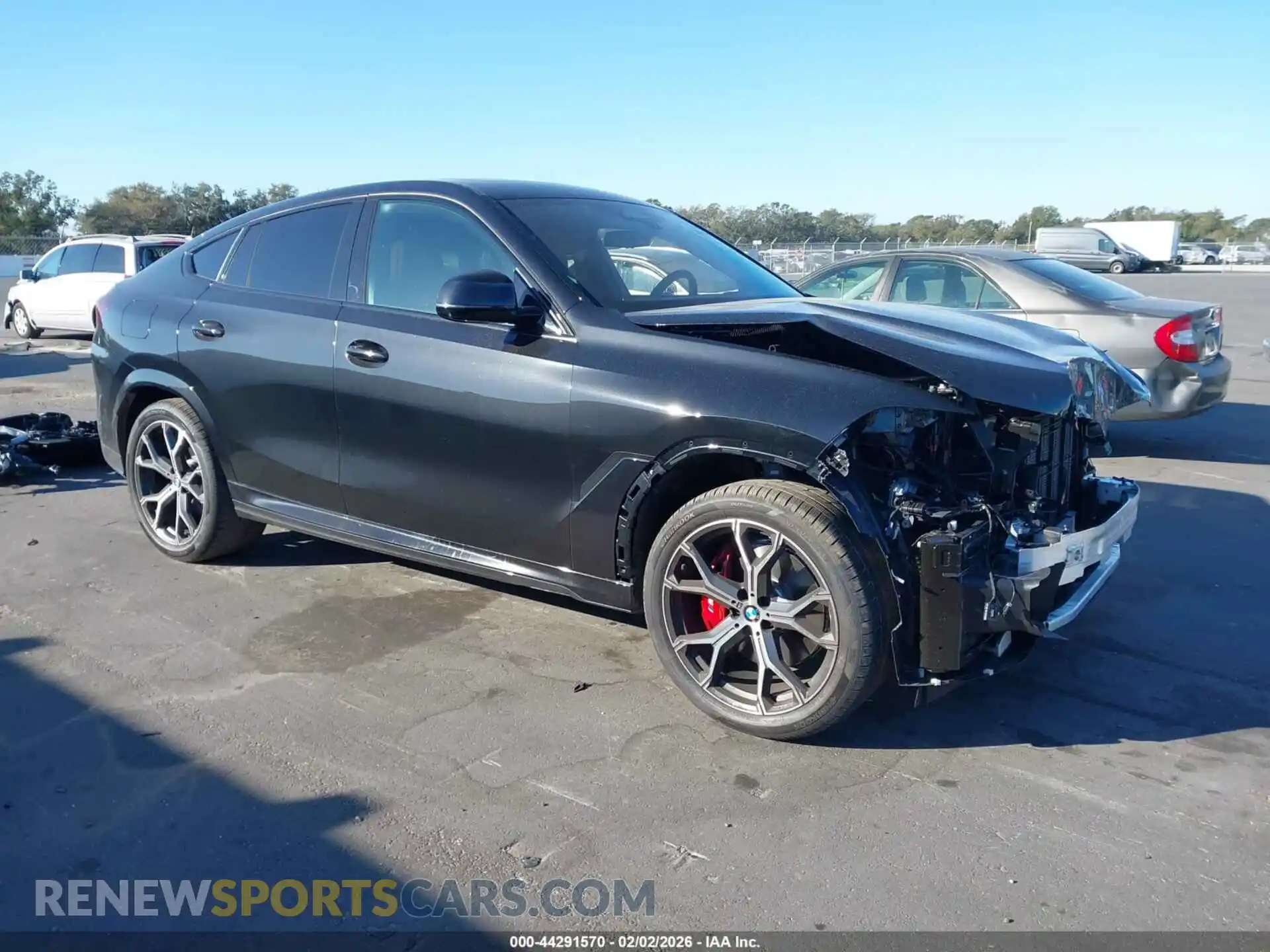 1 Photograph of a damaged car 5UX33EX01T9303813 BMW X6 2026