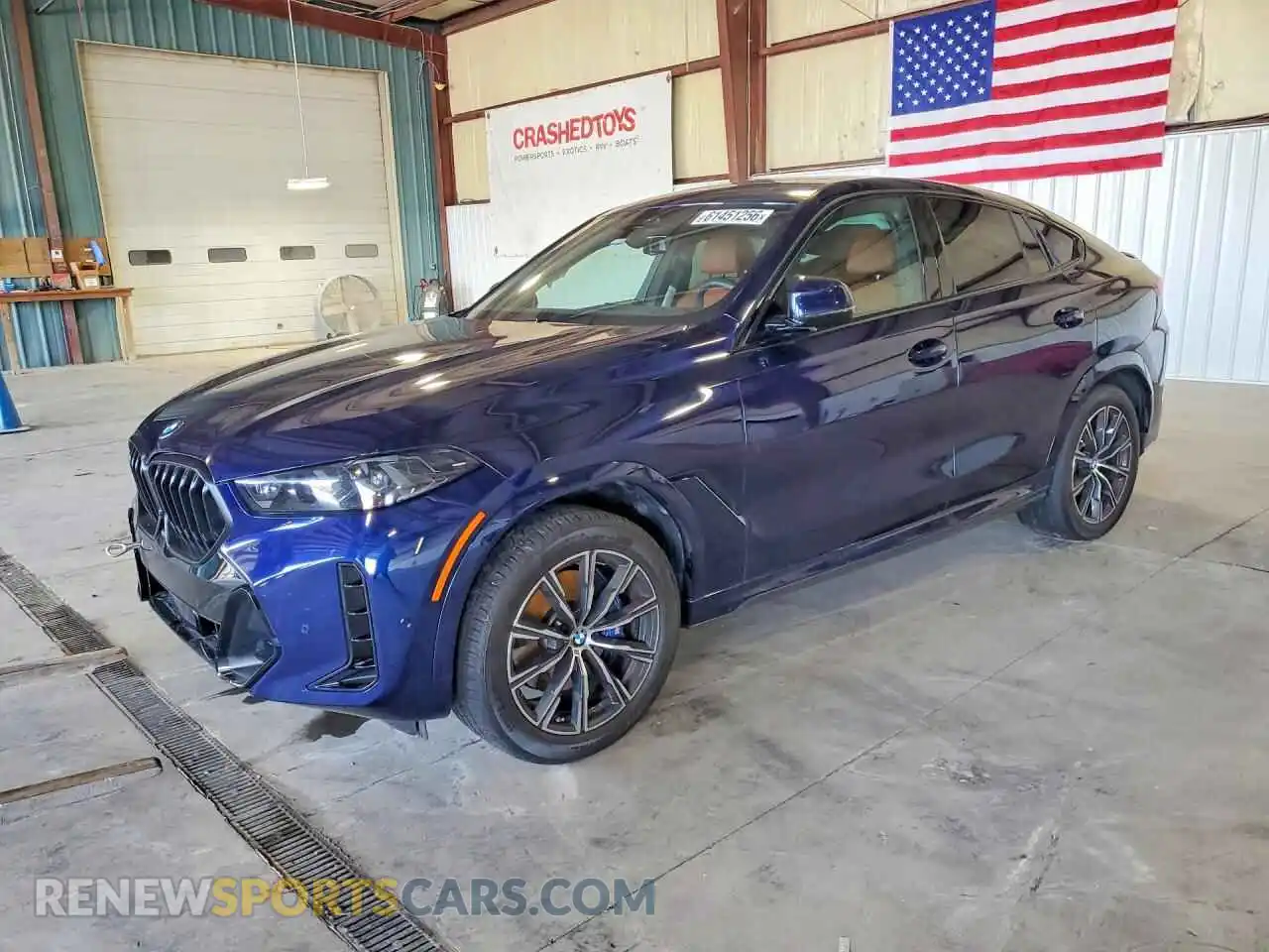 1 fotografías del automóvil dañado 5UX33EX07T9319529 BMW X6 2026