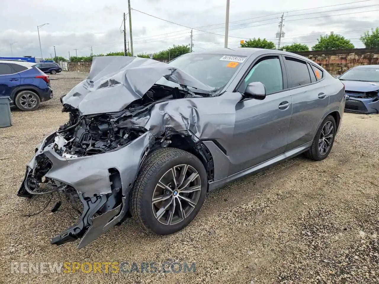 1 Photograph of a damaged car 5UX33EX01V9523553 BMW X6 2027