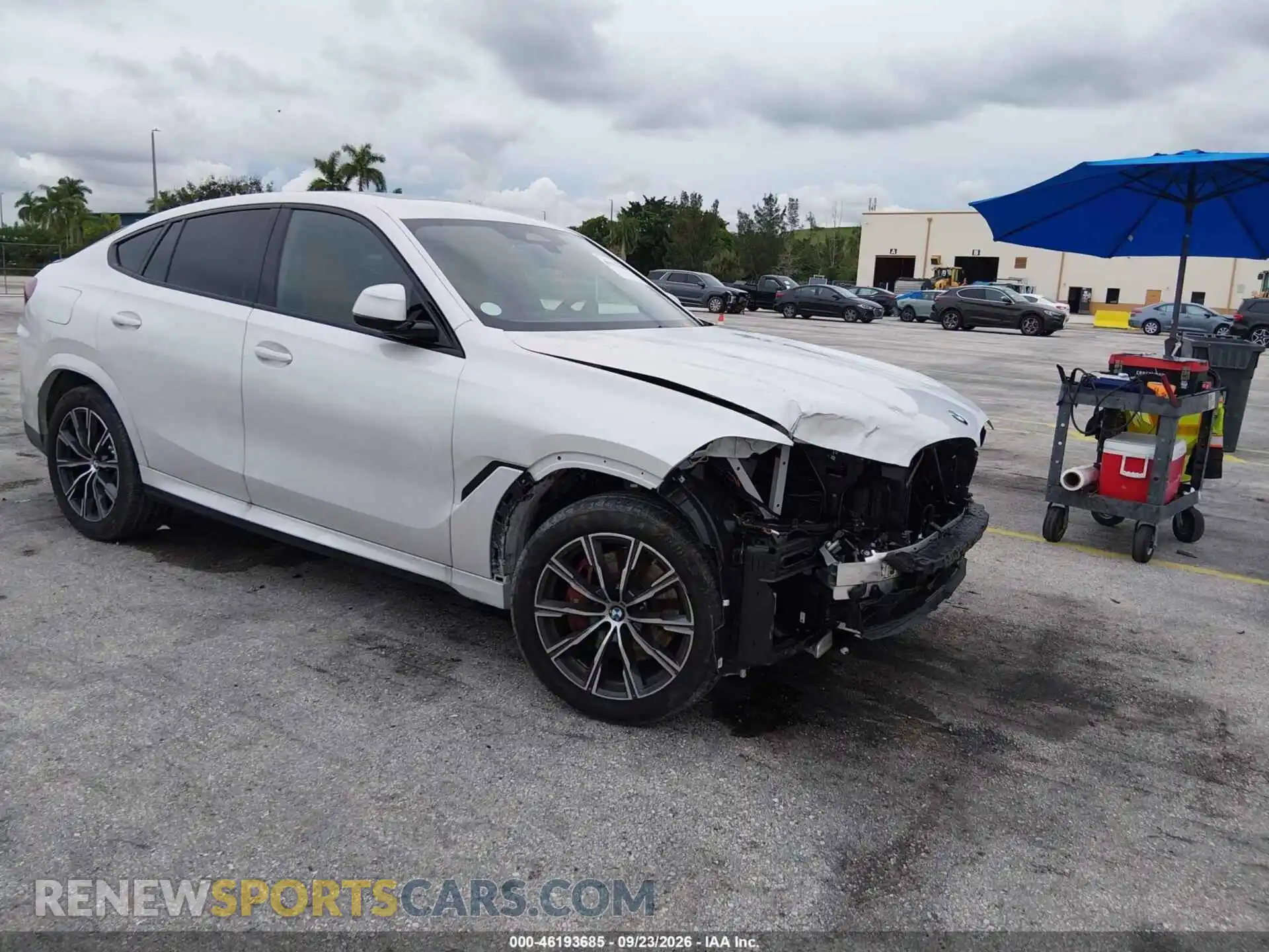 1 Photograph of a damaged car 5UX33EX01V9540384 BMW X6 2027