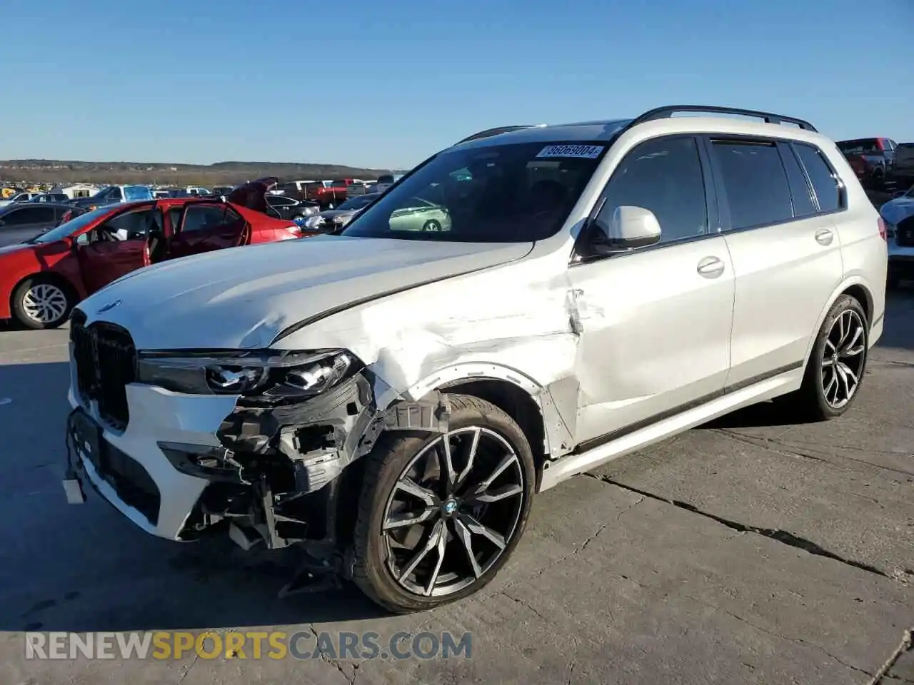 1 Photograph of a damaged car 5UXCW2C52KL089472 BMW X7 2019