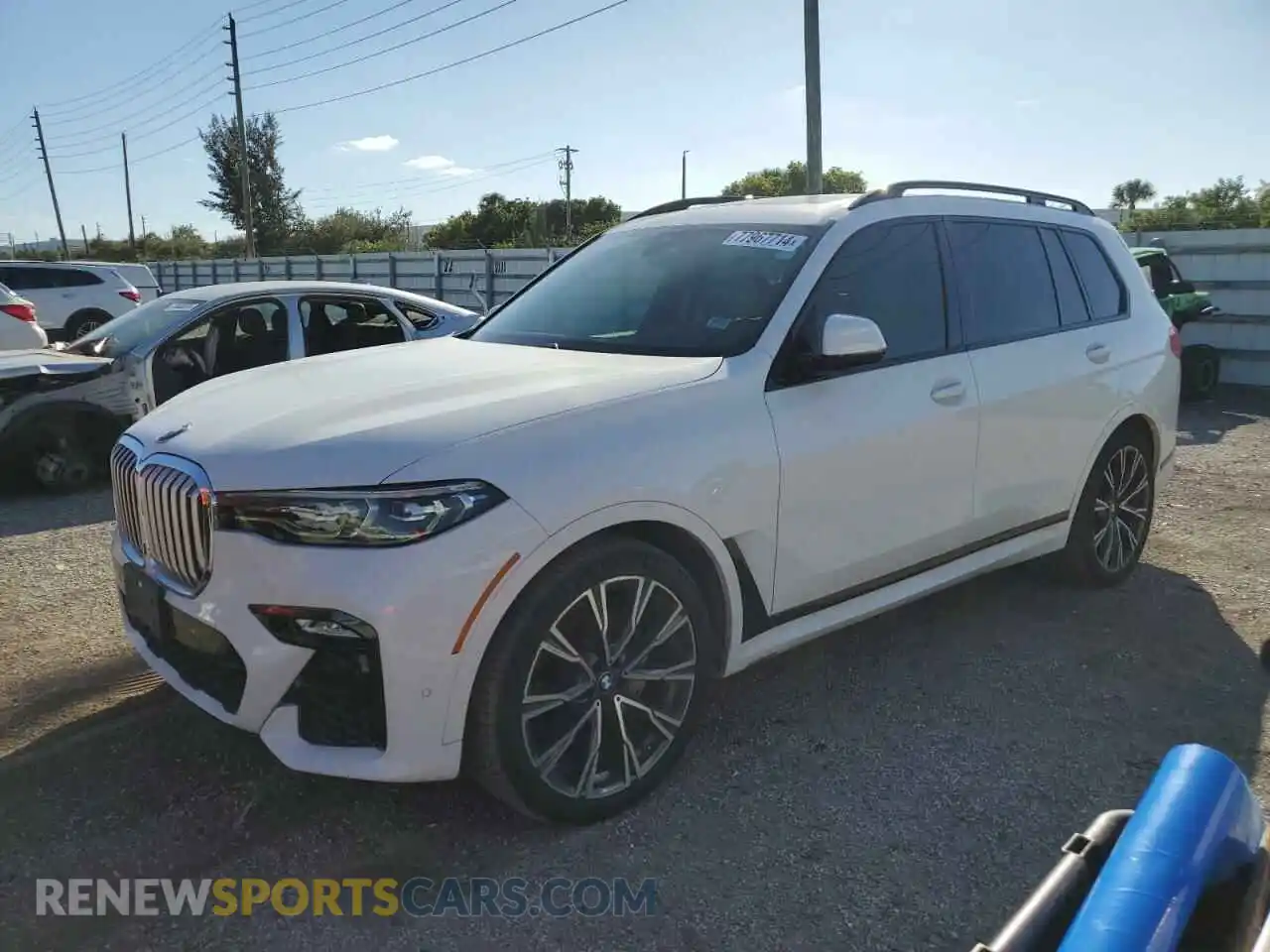 1 Photograph of a damaged car 5UXCW2C55KL081477 BMW X7 2019