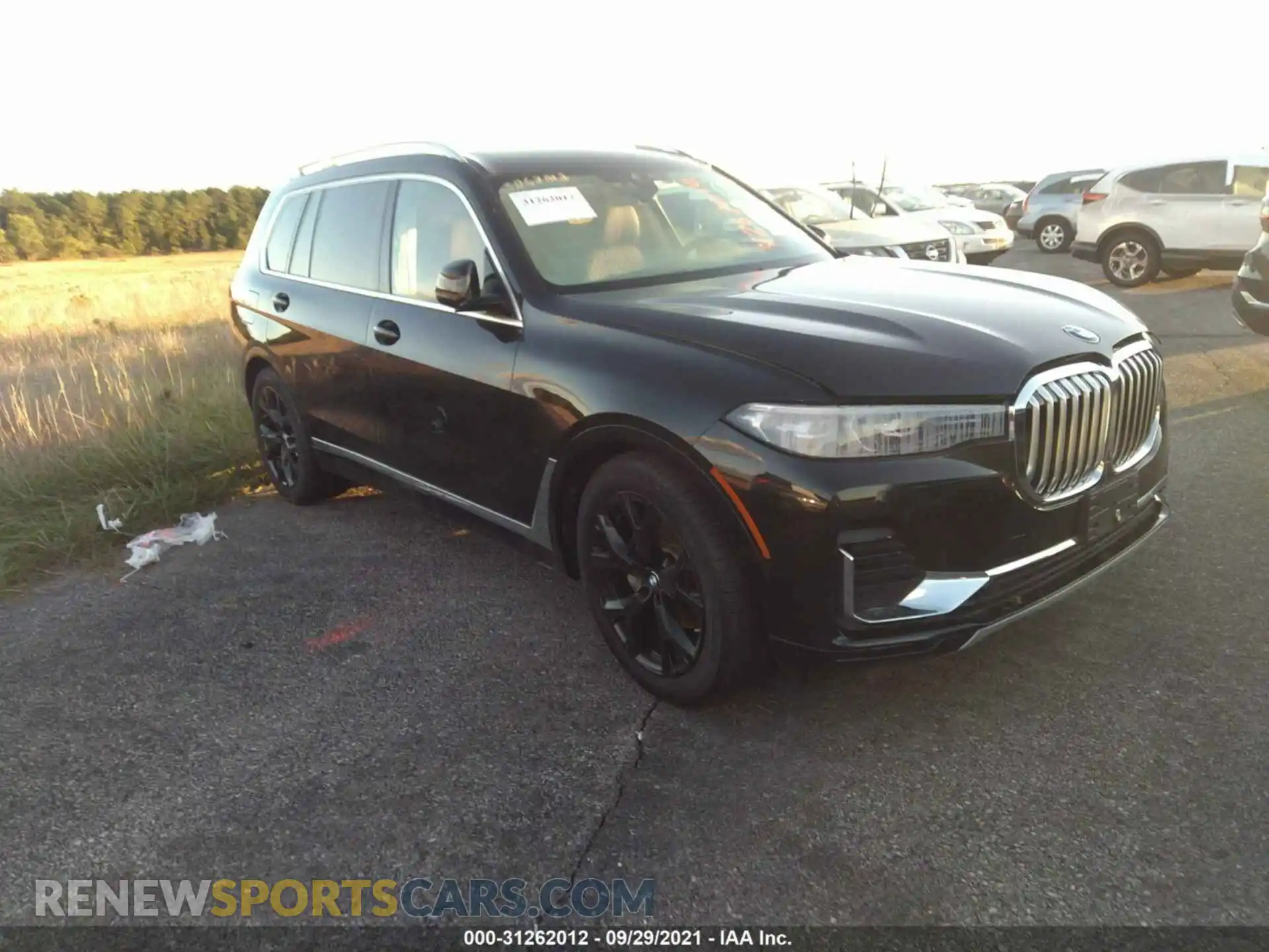 1 Photograph of a damaged car 5UXCW2C55KL087571 BMW X7 2019
