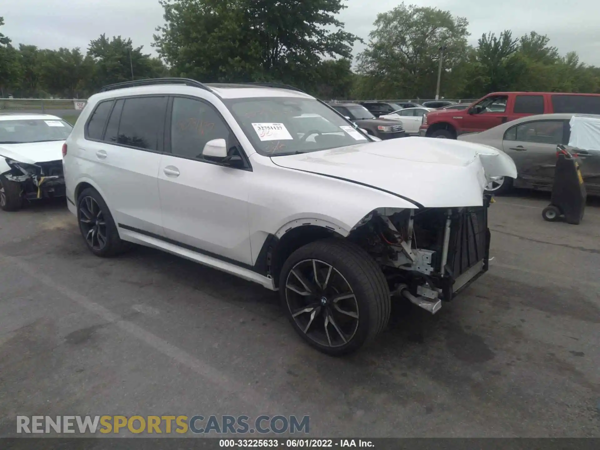 1 fotografías del automóvil dañado 5UXCX4C52KLS36639 BMW X7 2019