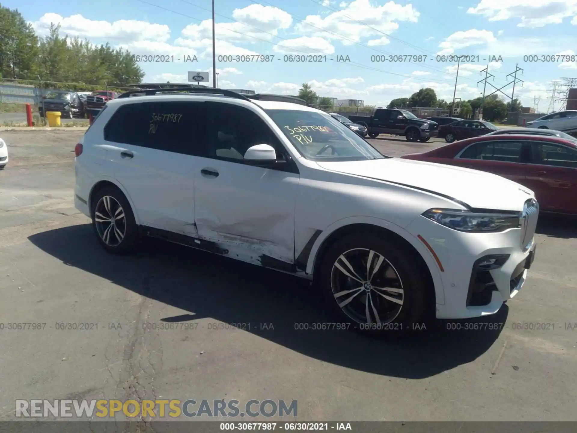 1 Фотография поврежденного автомобиля 5UXCX4C53KLS36567 BMW X7 2019