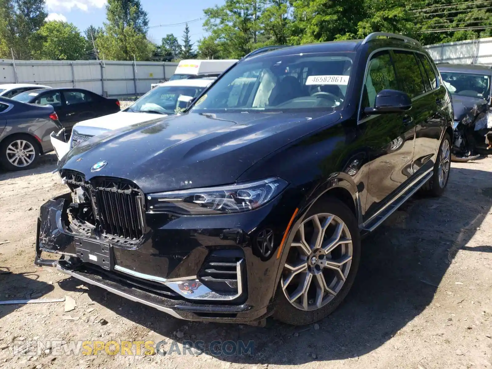 2 Photograph of a damaged car 5UXCW2C00L9B91097 BMW X7 2020