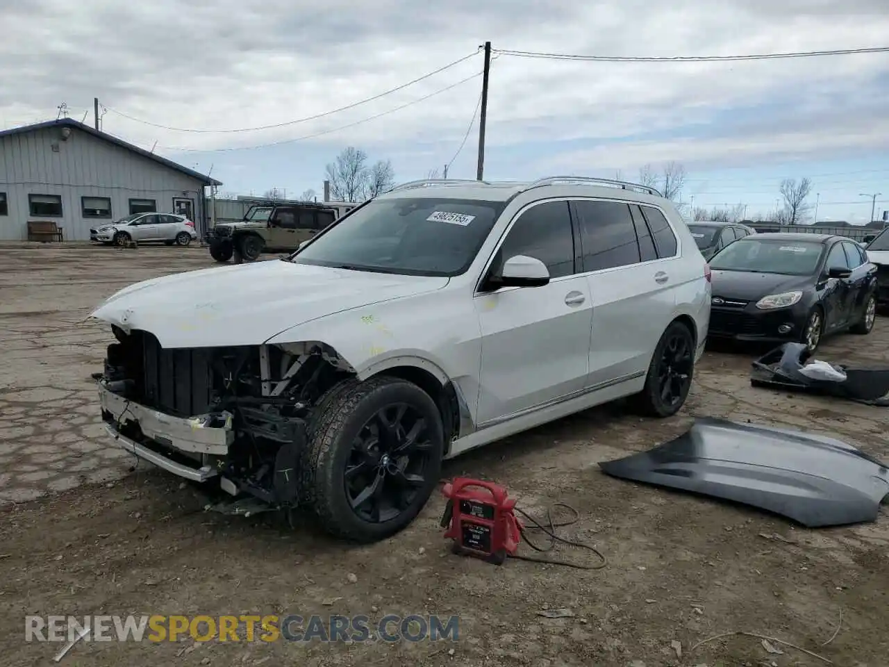 1 Photograph of a damaged car 5UXCW2C01L9A02909 BMW X7 2020