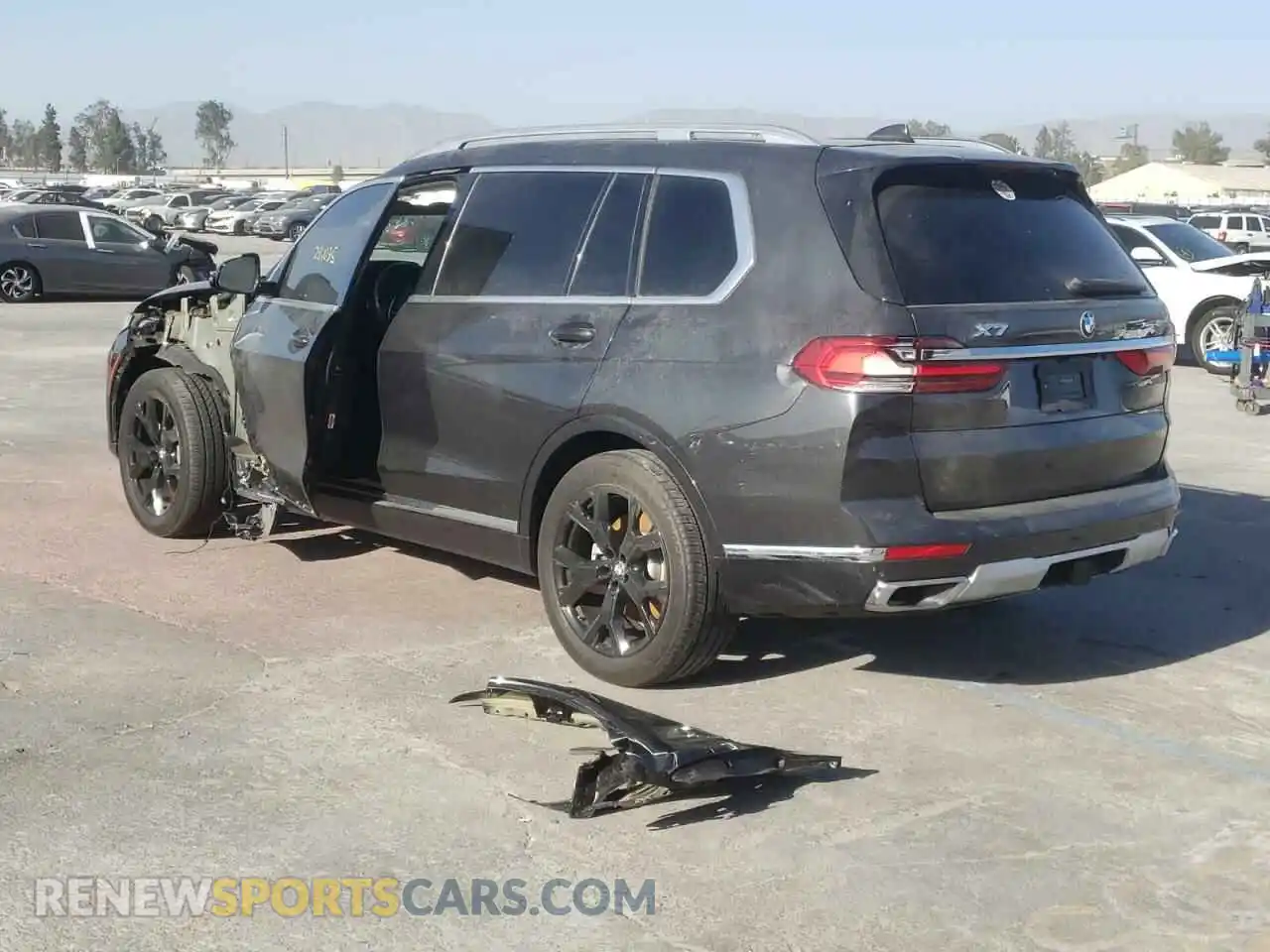 3 fotografías del automóvil dañado 5UXCW2C06L9B02603 BMW X7 2020