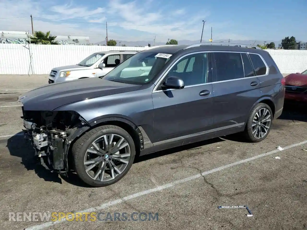 1 fotografías del automóvil dañado 5UXCW2C06L9B12967 BMW X7 2020