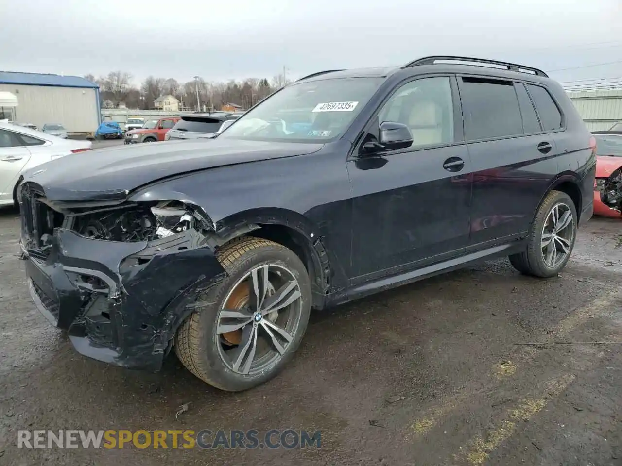 1 Photograph of a damaged car 5UXCW2C09L9B77747 BMW X7 2020
