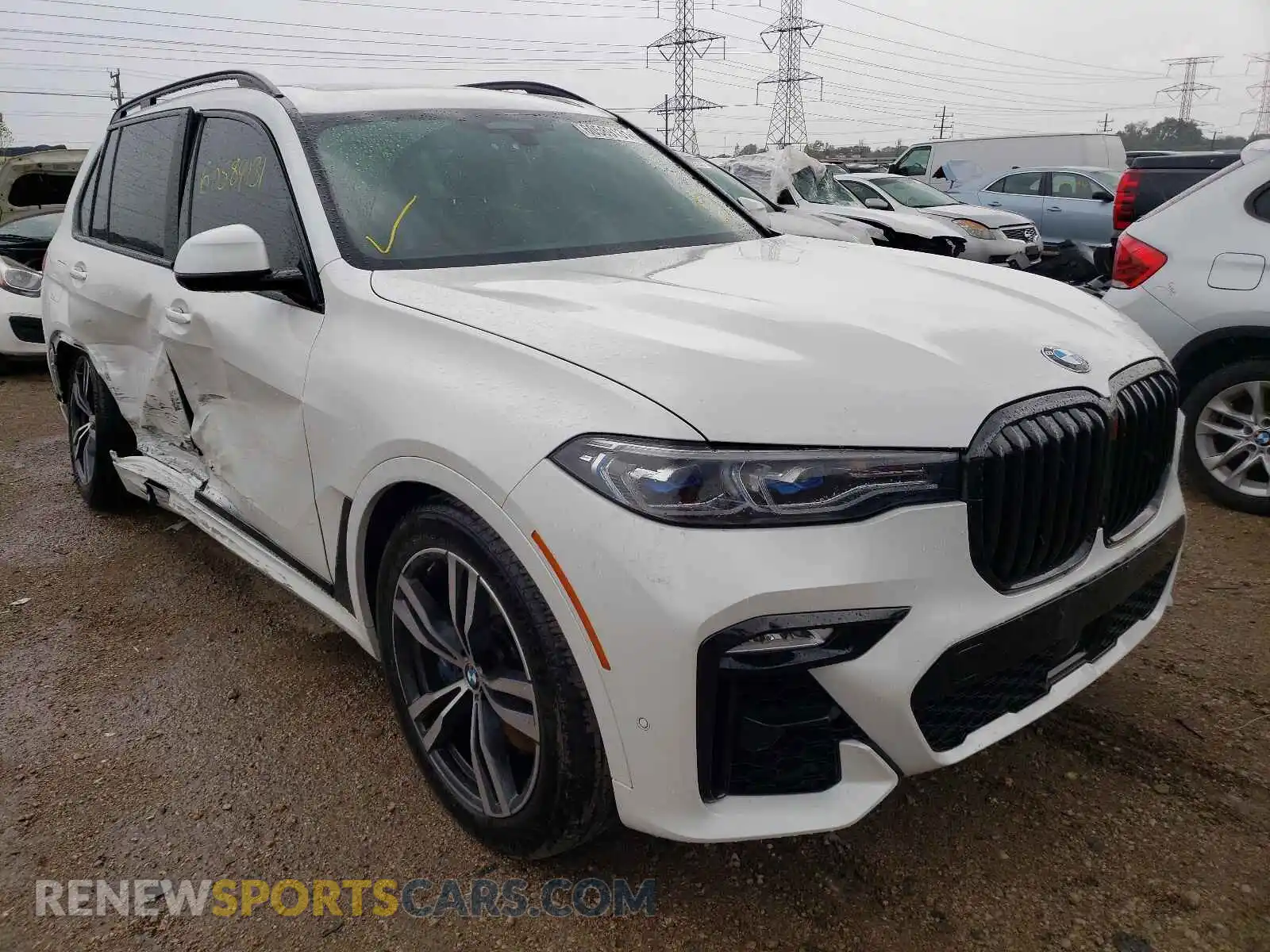 1 fotografías del automóvil dañado 5UXCX6C02L9C24704 BMW X7 2020