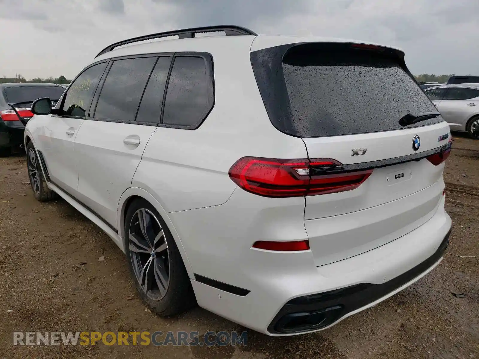 3 fotografías del automóvil dañado 5UXCX6C02L9C24704 BMW X7 2020
