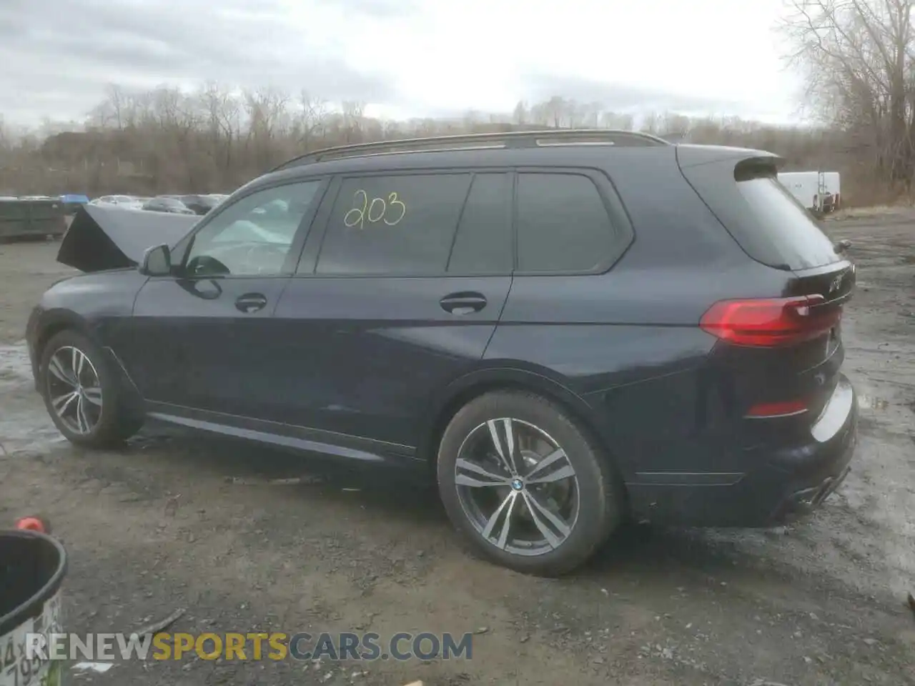 2 fotografías del automóvil dañado 5UXCW2C01M9E75923 BMW X7 2021