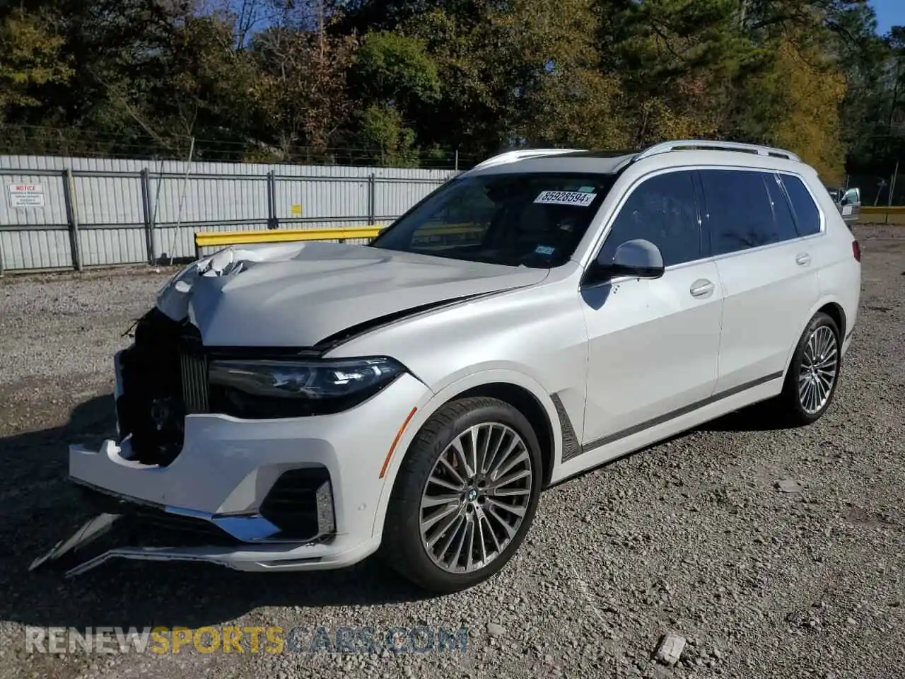 1 Фотография поврежденного автомобиля 5UXCW2C01M9G95322 BMW X7 2021
