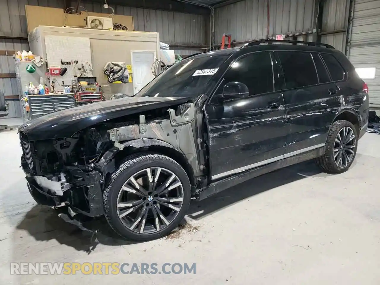 1 fotografías del automóvil dañado 5UXCW2C03M9H51860 BMW X7 2021
