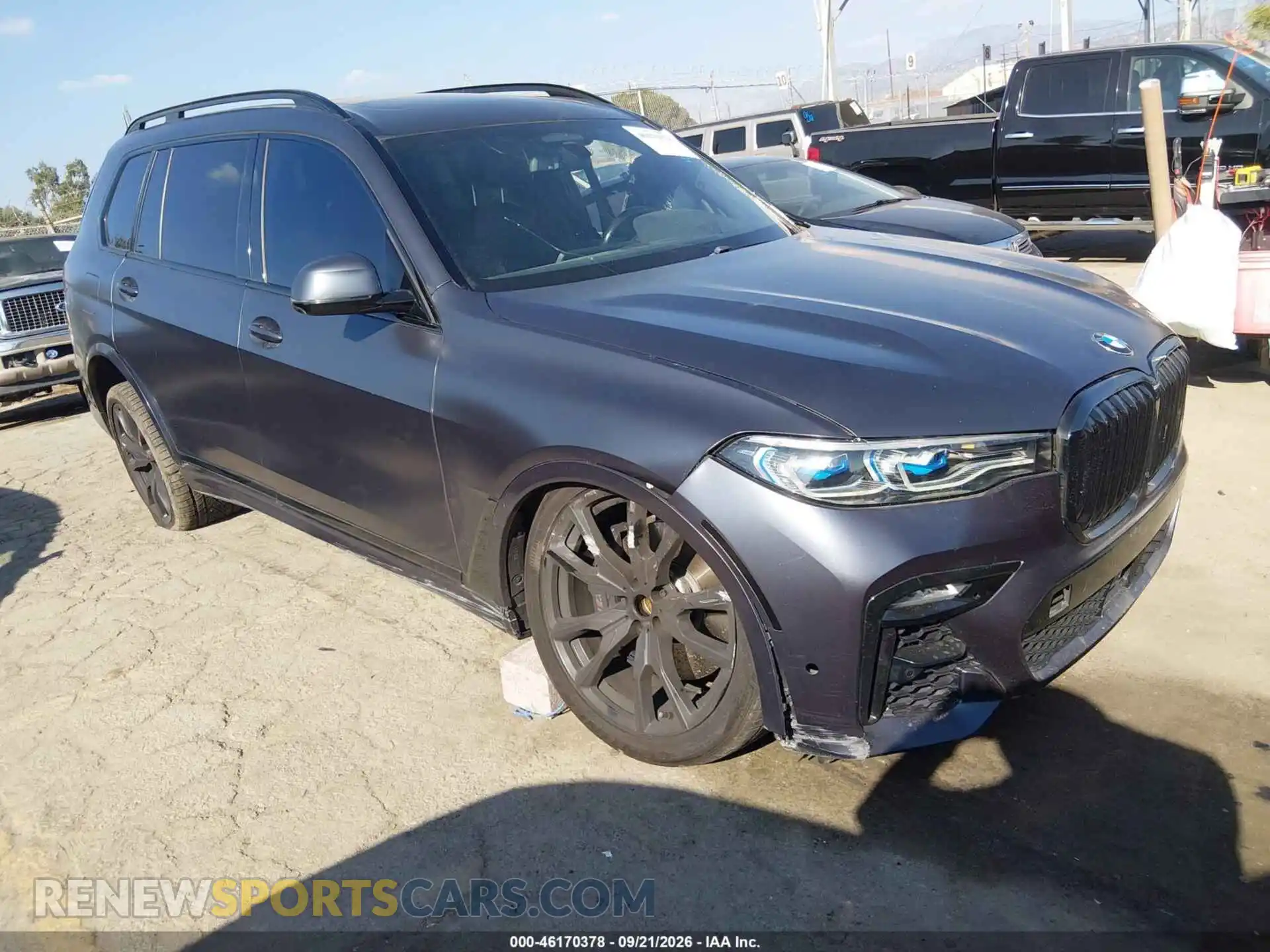 1 fotografías del automóvil dañado 5UXCX6C00M9F14988 BMW X7 2021
