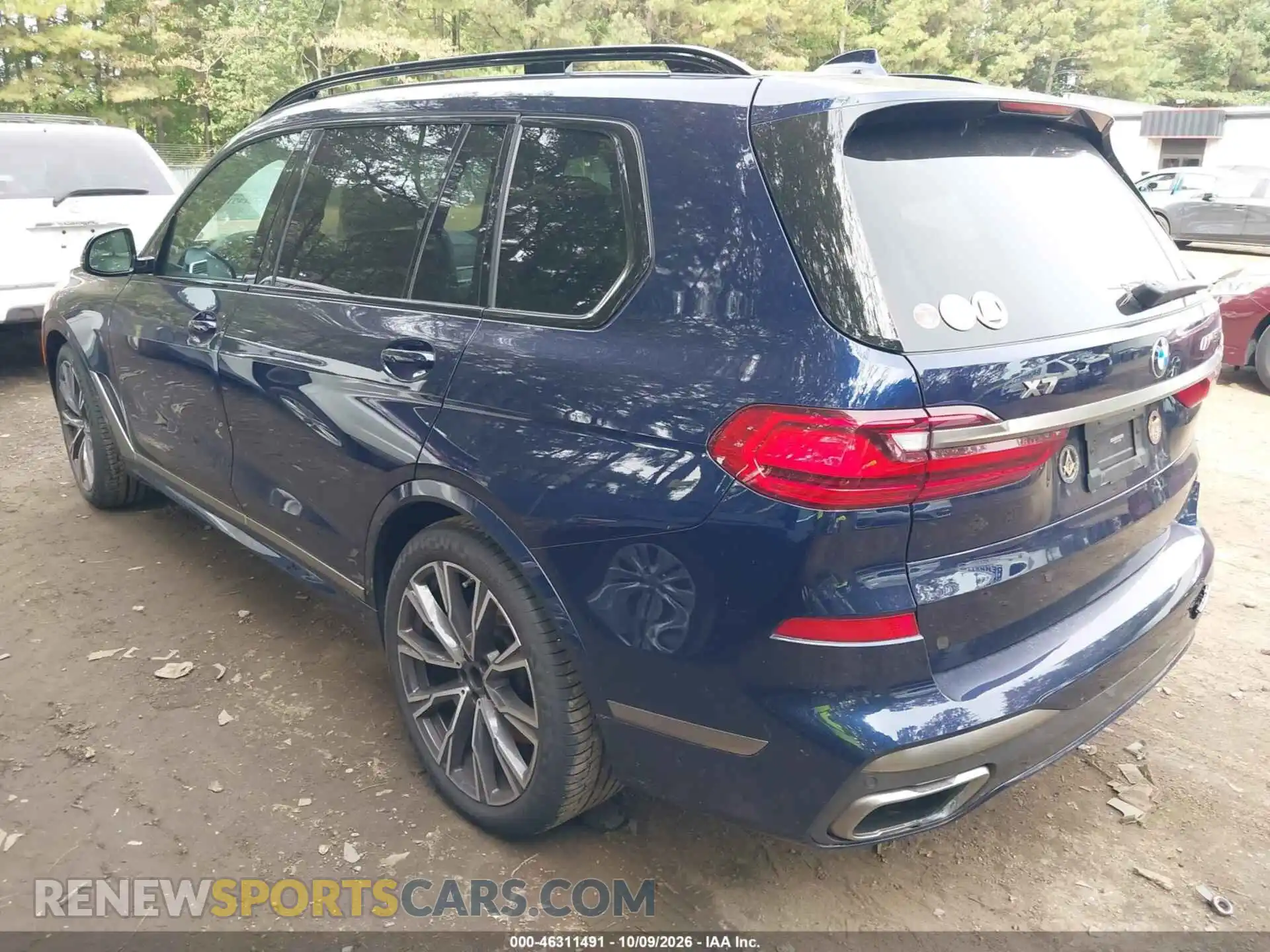 3 fotografías del automóvil dañado 5UXCX6C06M9H30862 BMW X7 2021